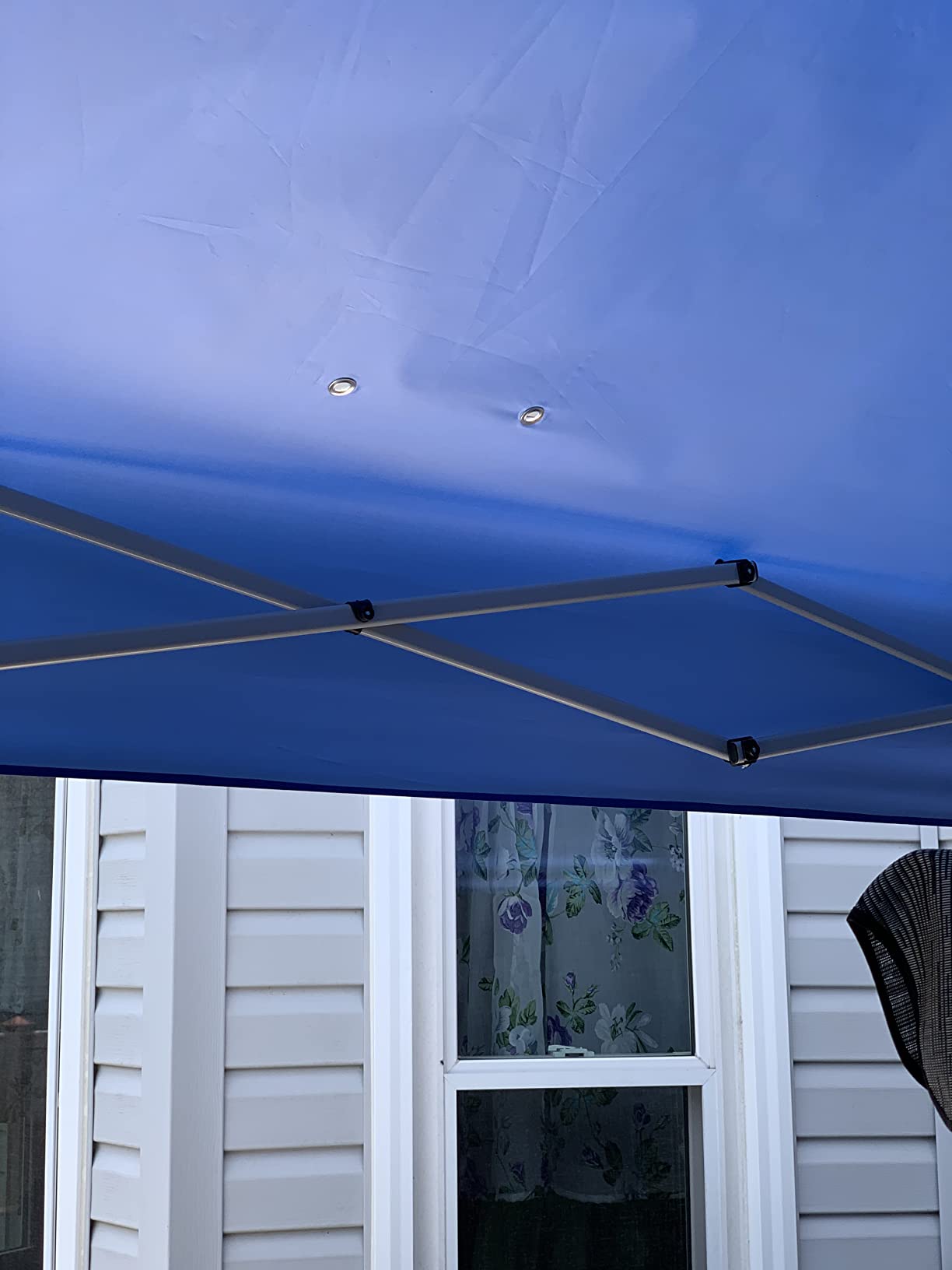 CROWN SHADES 10x10 Pop Up Canopy Tent with One Push Setup, Forest Green | Patented CenterLok, Easy Outdoor Sun Shade for Events, Parties, Camping - Gazebo with STO-N-Go Cover Bag, Silver-Coated Top customer photo 1
