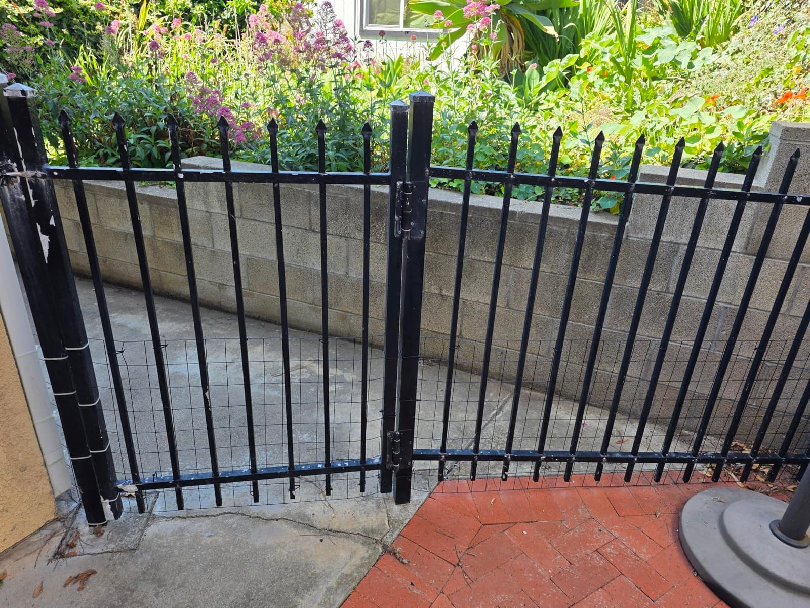 Black PVC Coated Welded Wire Fence 24