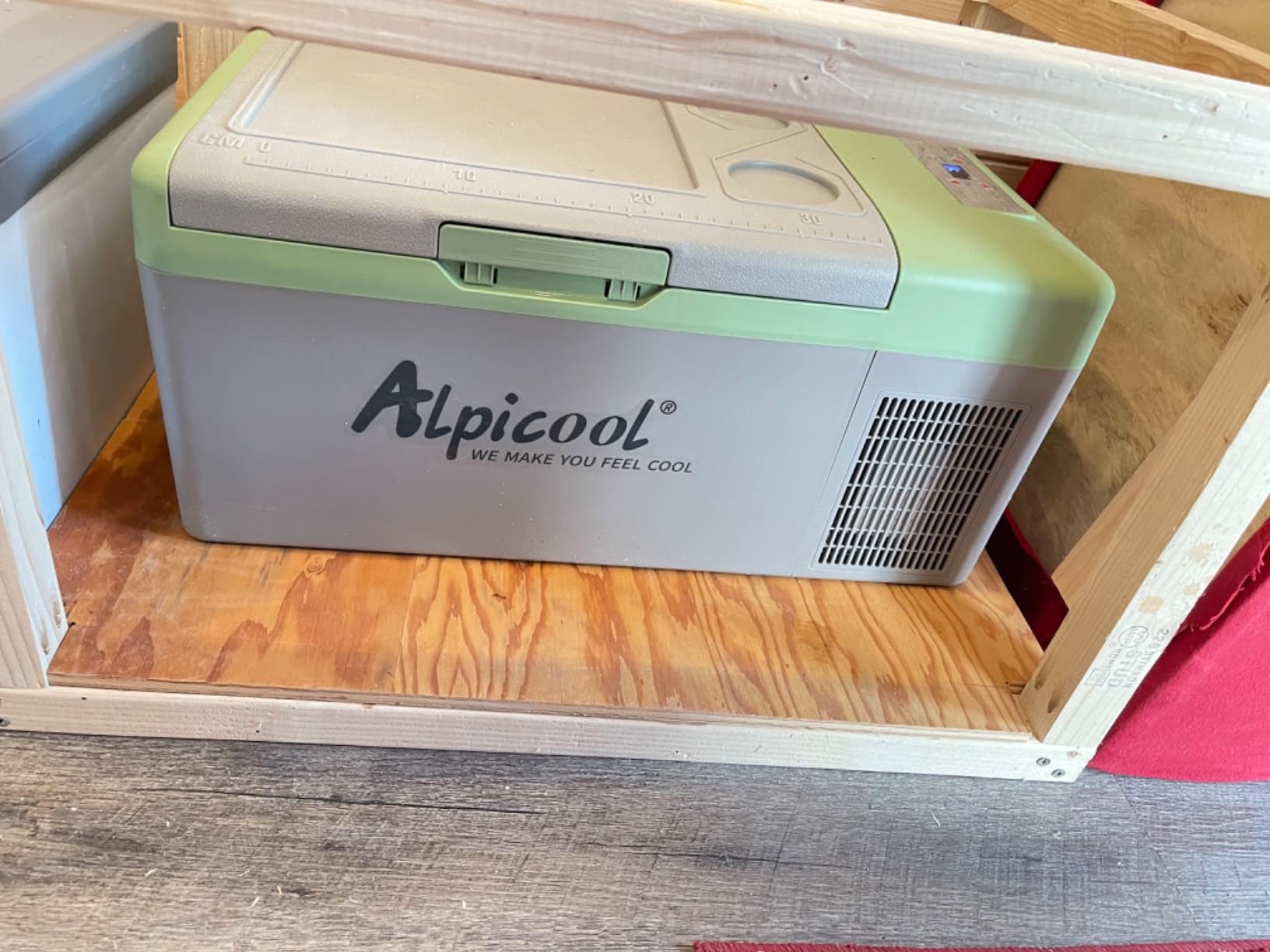 Alpicool Y16T Portable Fridge 12 Volt Car Refrigerator 16 Quart Freezer for Fishing, Camping, RV, Truck, Boat-12/24V DC customer photo 2