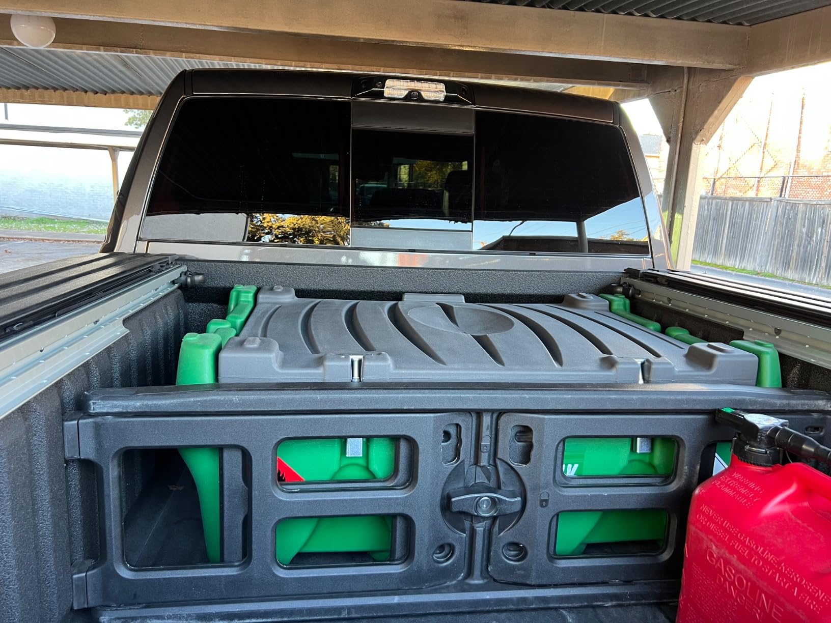 AM-TANK 58 Gallon Diesel Fuel Transfer Tank, Low-Profile Portable Refueling System, Made in Italy customer photo 1
