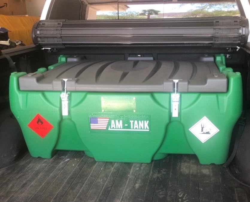 AM-TANK 58 Gallon Diesel Fuel Transfer Tank, Low-Profile Portable Refueling System, Made in Italy customer photo 2