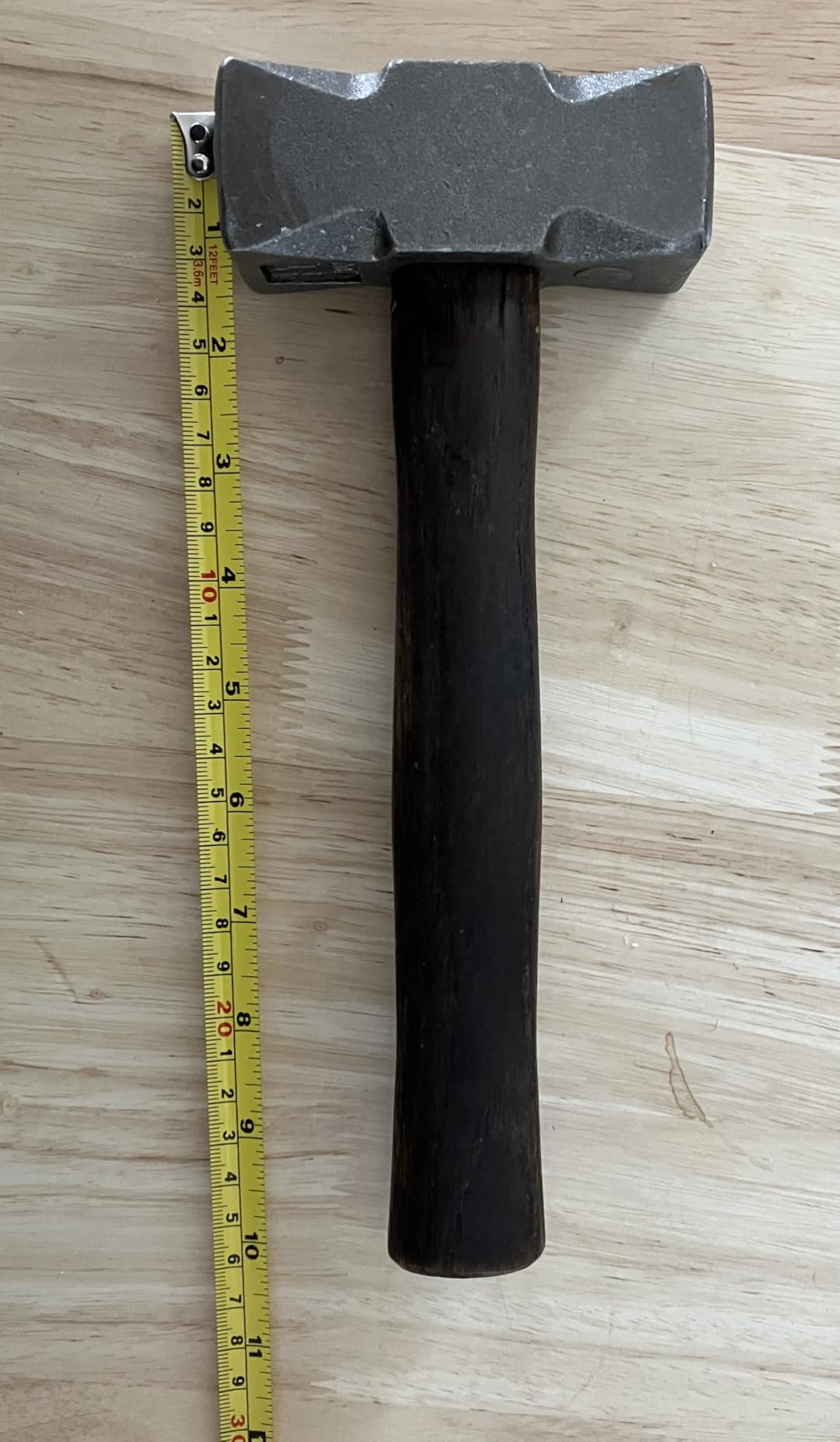 Blacksmith 2.2LB Handmade Square Forge Hammer for Farrier, Knife Maker, Blacksmith Forging Tool customer photo 2