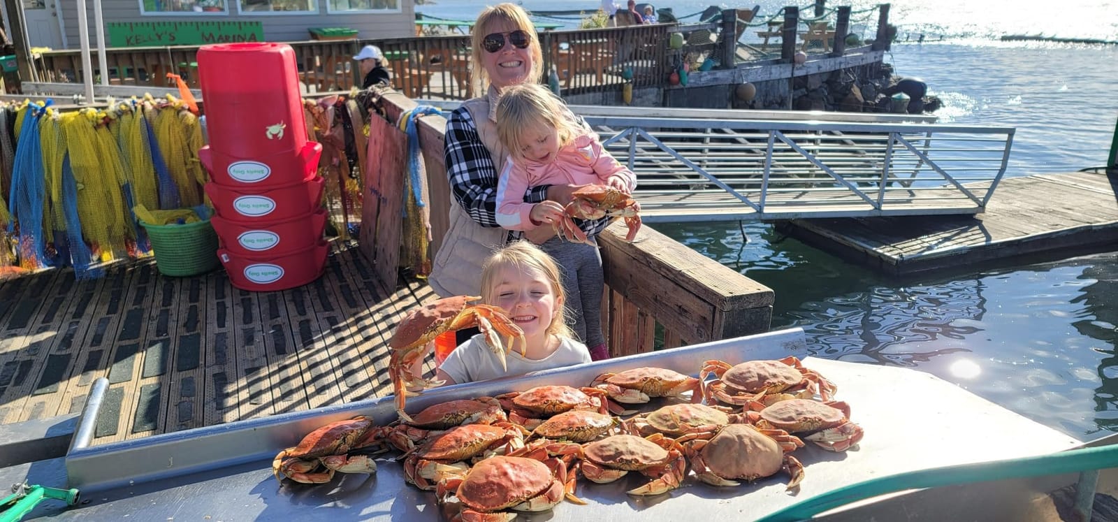 Heavy Duty Crab Pot Trap Pacific 3 Tunnel with 2 Doors(30''Dia-10''Tall) Crabbing Kit for Dungeness customer photo 2