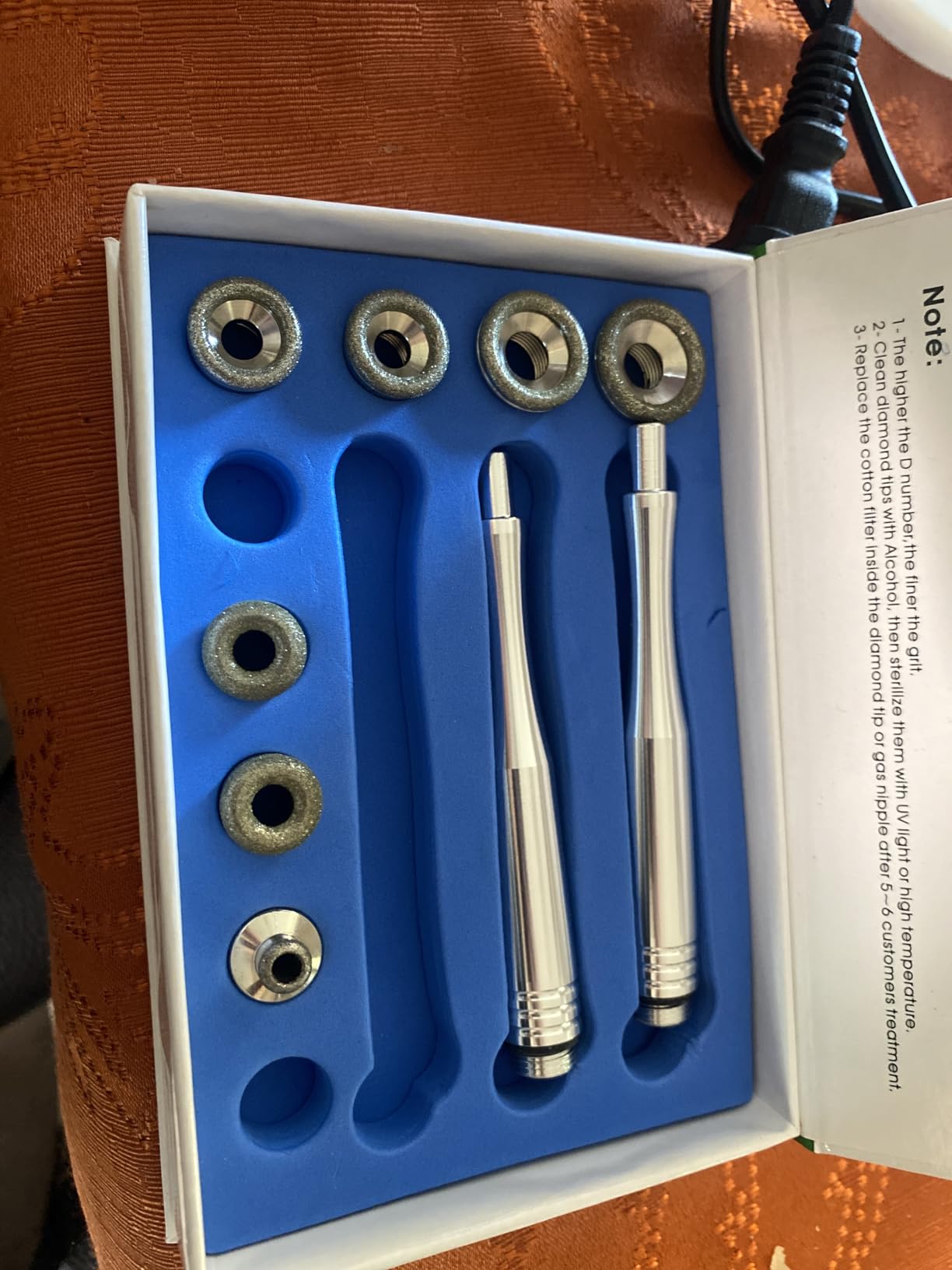 3 in 1 Diamond Microdermabrasion Machine, Professional Microdermabrasion Device with Vacuum Spray, Beauty Facial Skin Care Dermabrasion Equipment for Salon Personal Home Use customer photo 1