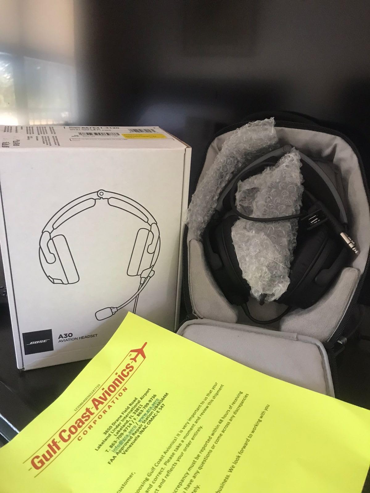 Bose A30 Bluetooth Aviation Headset - Lightweight Comfortable Design, Adjustable ANR and Noise Cancelling Microphone, [Dual Plug] – Black customer photo 2