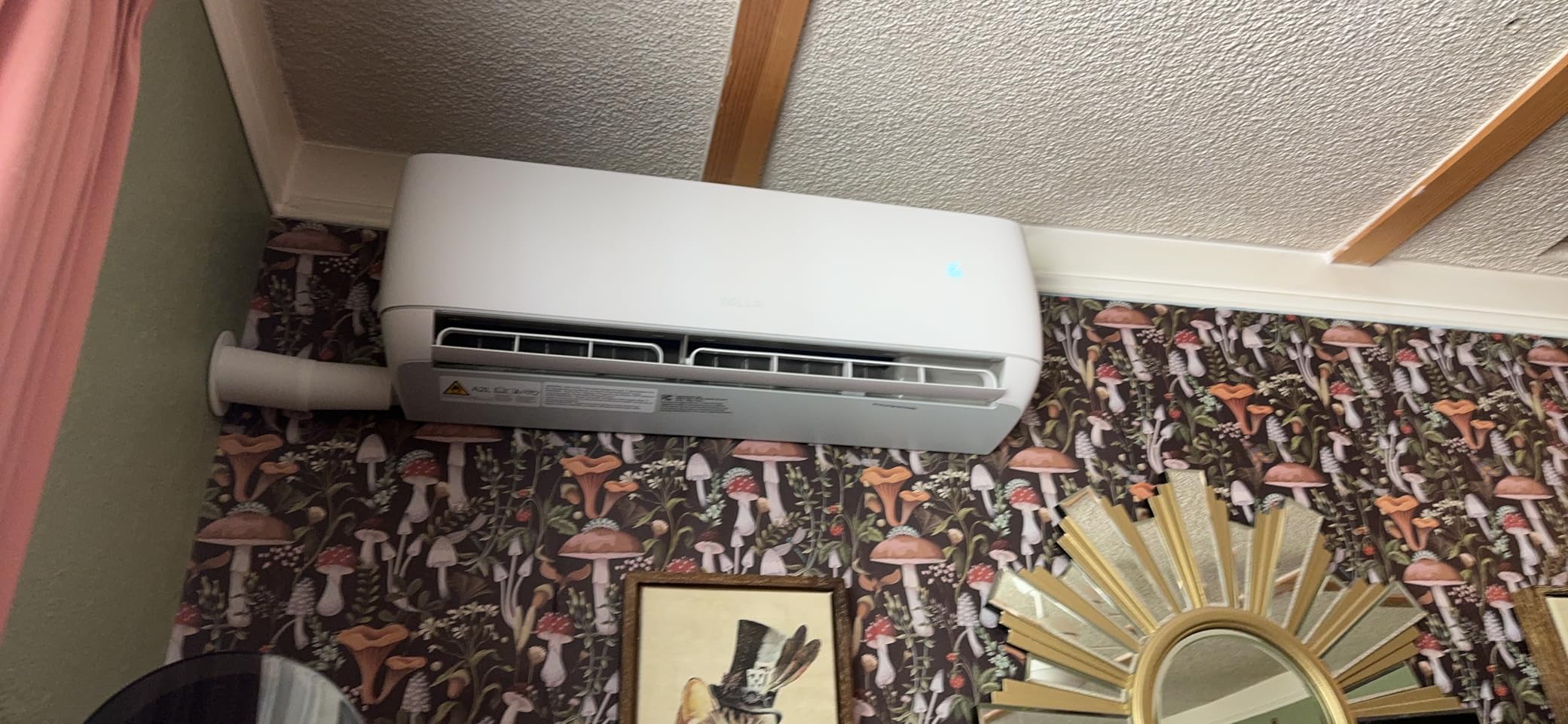 DELLA Motto Series 18000 BTU 19 SEER2 230V Mini Split AC, Cools Up to 1000 Sq.Ft, Works with Alexa and Wifi, Ductless Inverter System Air Conditioner, Pre-Charged Heat Pump and 16.4ft Kits customer photo 1