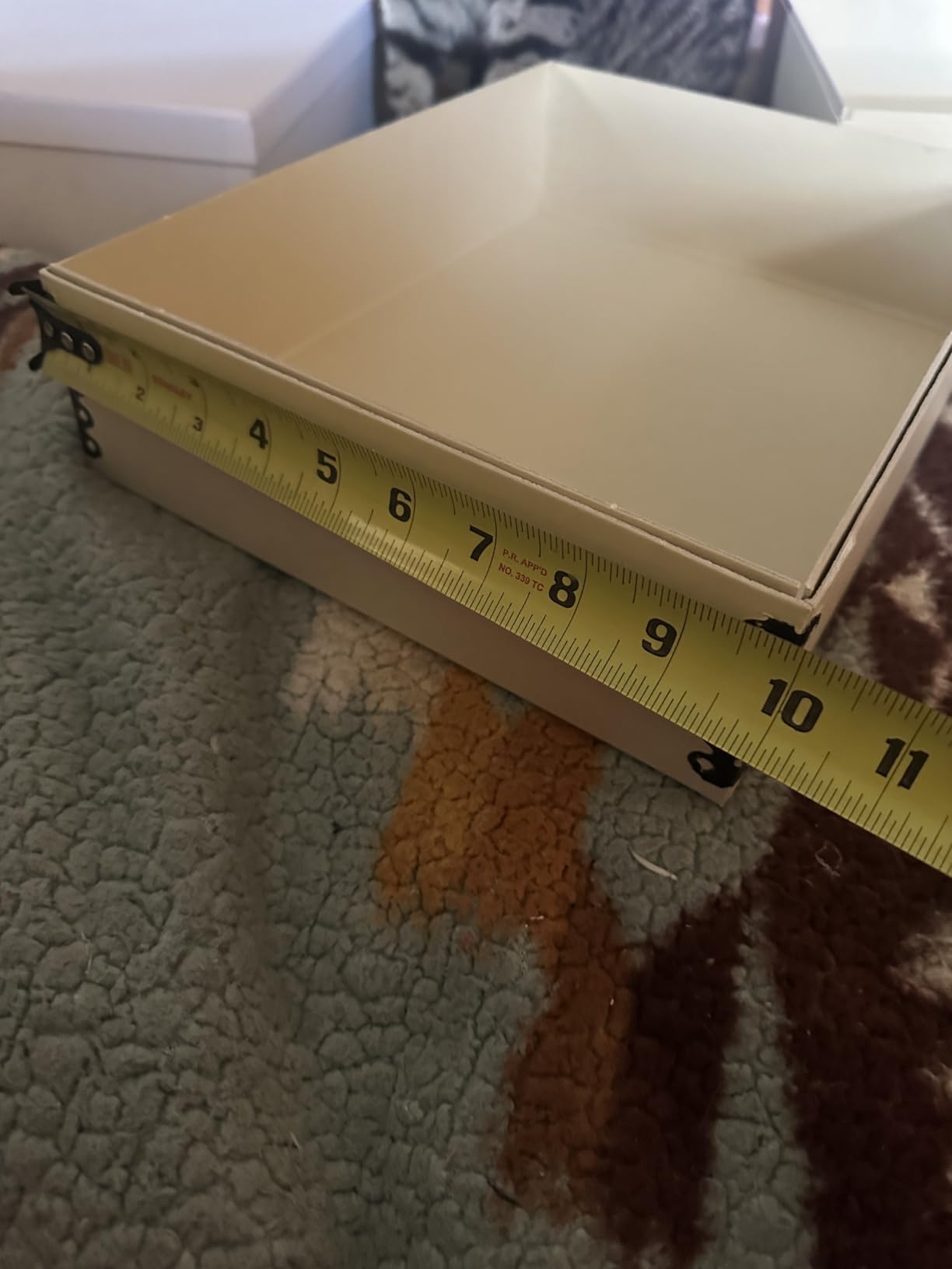Golden State Art, Archival Drop Front Storage Box, Tan-9.25x11.75x3 Inch customer photo 1