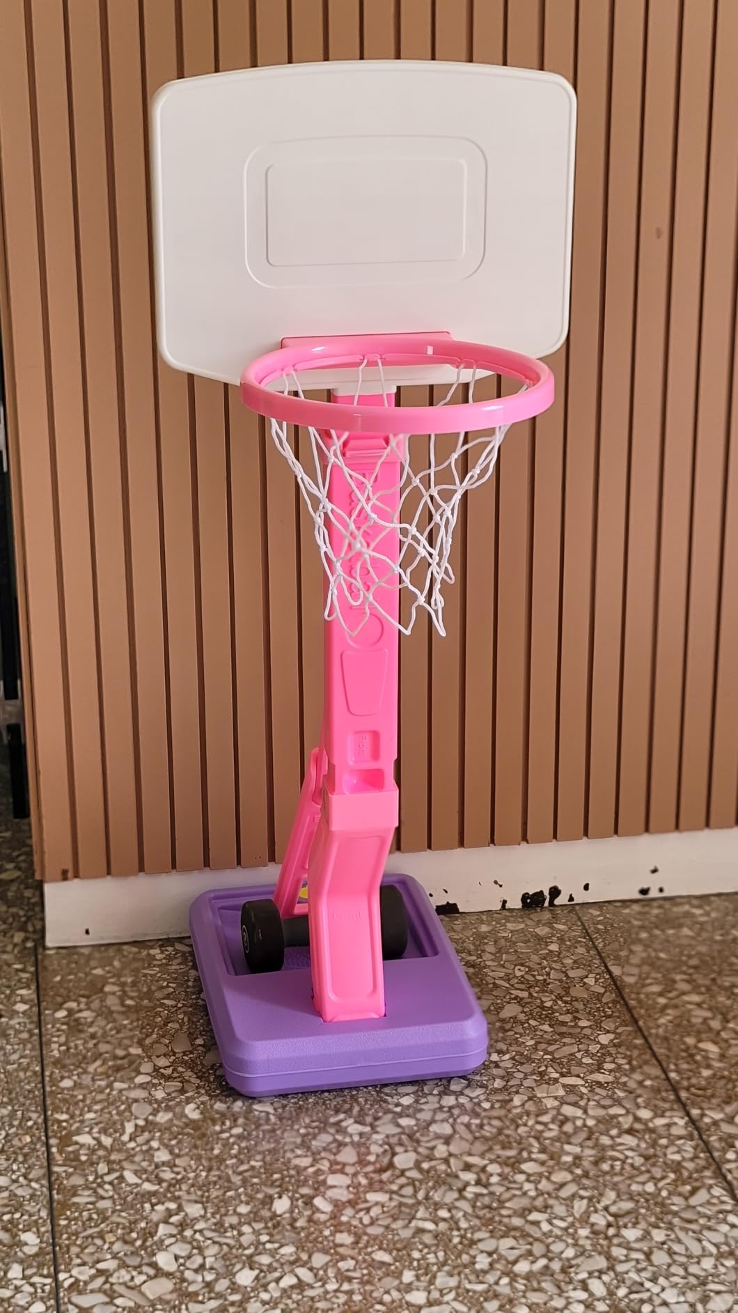 Basketball Hoop Indoor Mini Adjustable Basketball Goal with Ball Pump Outdoor Toys Backyard Game Outside Pool Basketball Toys for 3 4 Year Old Boy Girl Kid Toy Age 4-8 Birthday Gift customer photo 1
