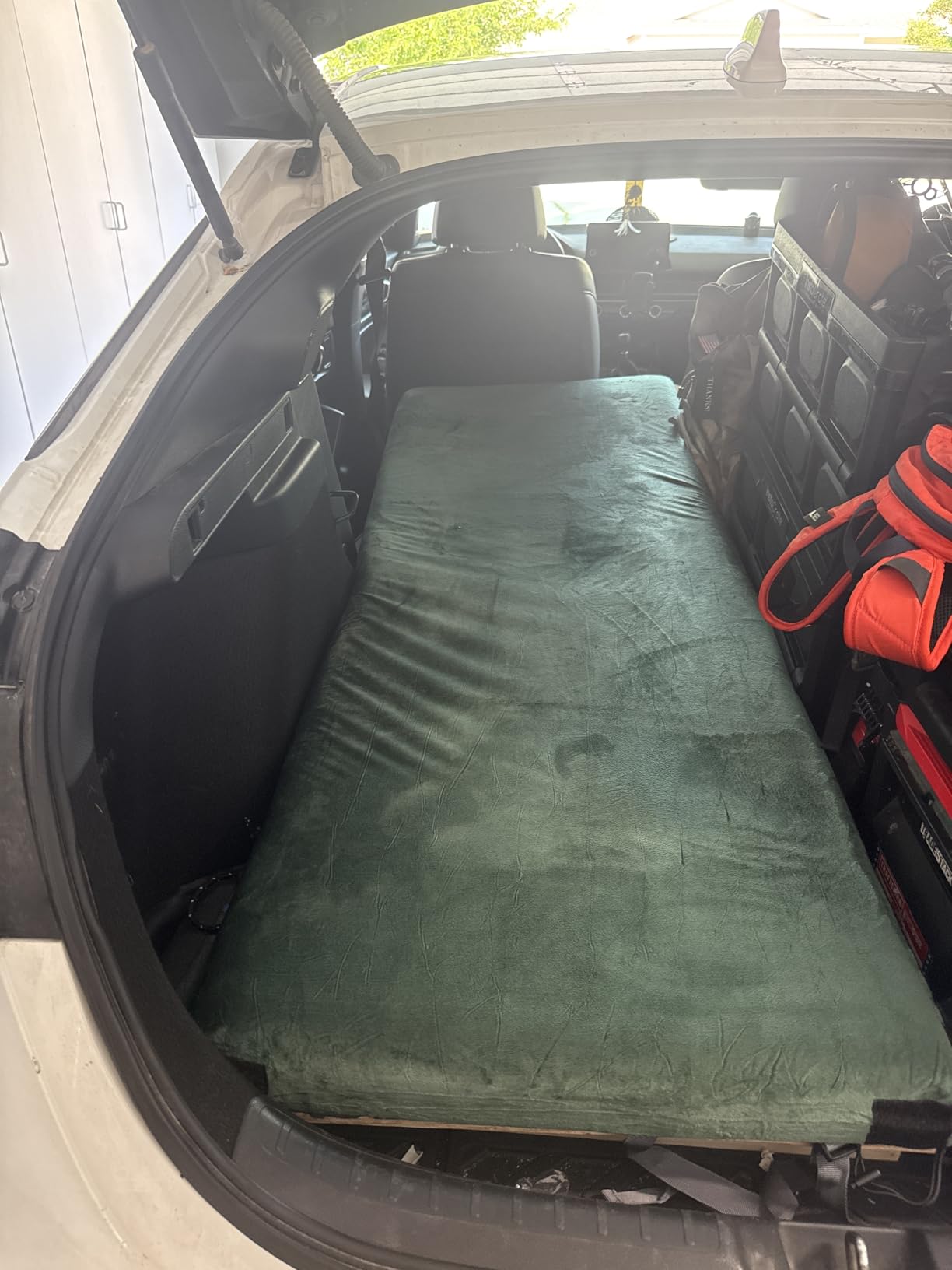 HomeMate Memory Foam Camping Mattress Pad: Portable Car Sleeping Pad customer photo 2