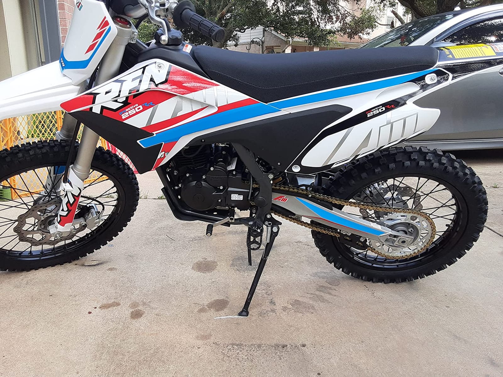 HHH Apollo RFN Thunder Proactive 250 Dirtbike 5 Speed 250cc Bike Racing Dirt Bike (Blue) customer photo 1