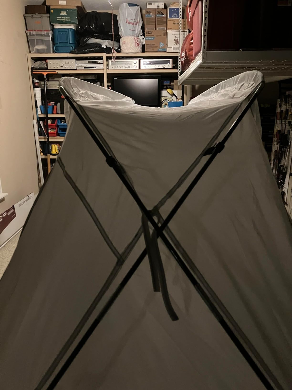 VEVOR Portable Paint Booth 10 x 7 x 6 ft Extra Large Spray Paint Tent Kit customer photo 2
