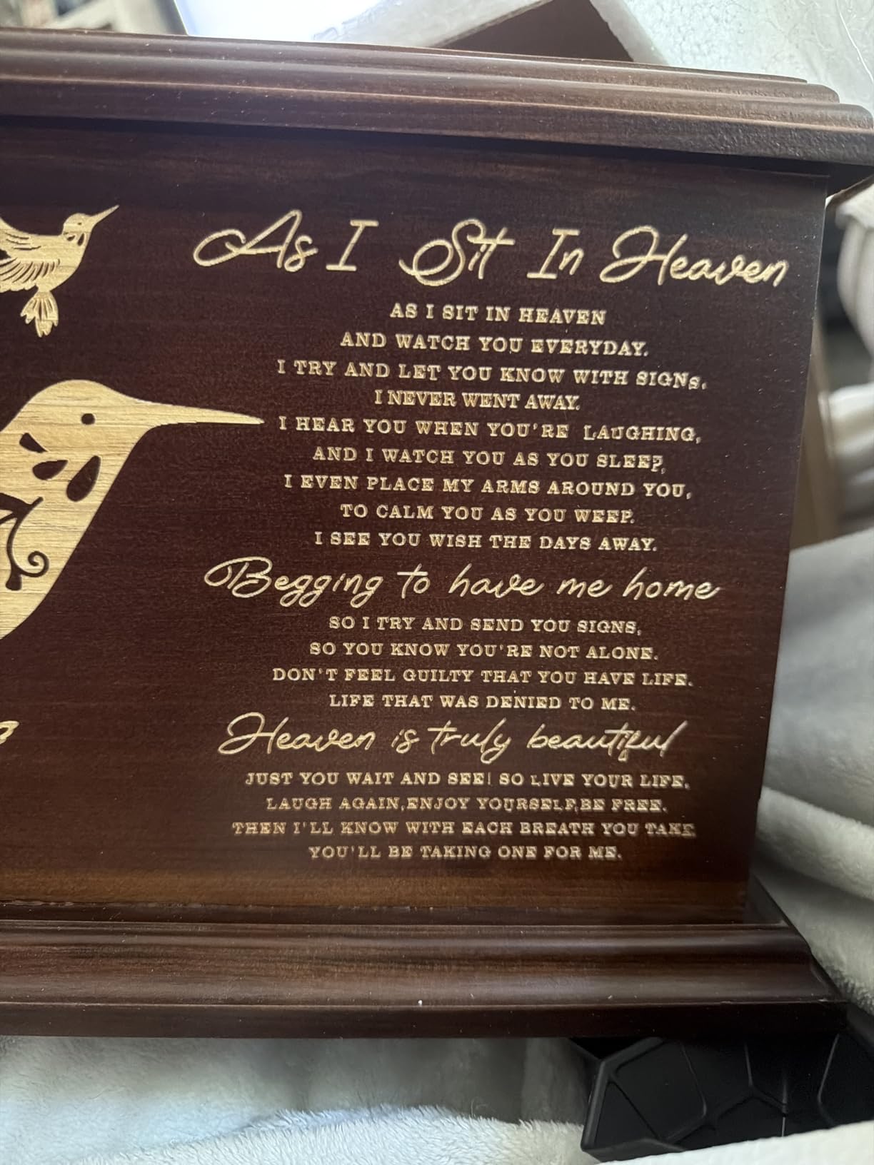 DGDCDV Cremation Urns for Human Ashes Adult Up to 270 LBS customer photo 2