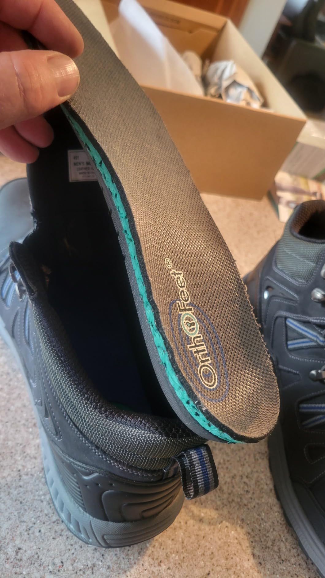 Orthofeet Ridgewood Orthopedic Men's Hiking Boots customer photo 1