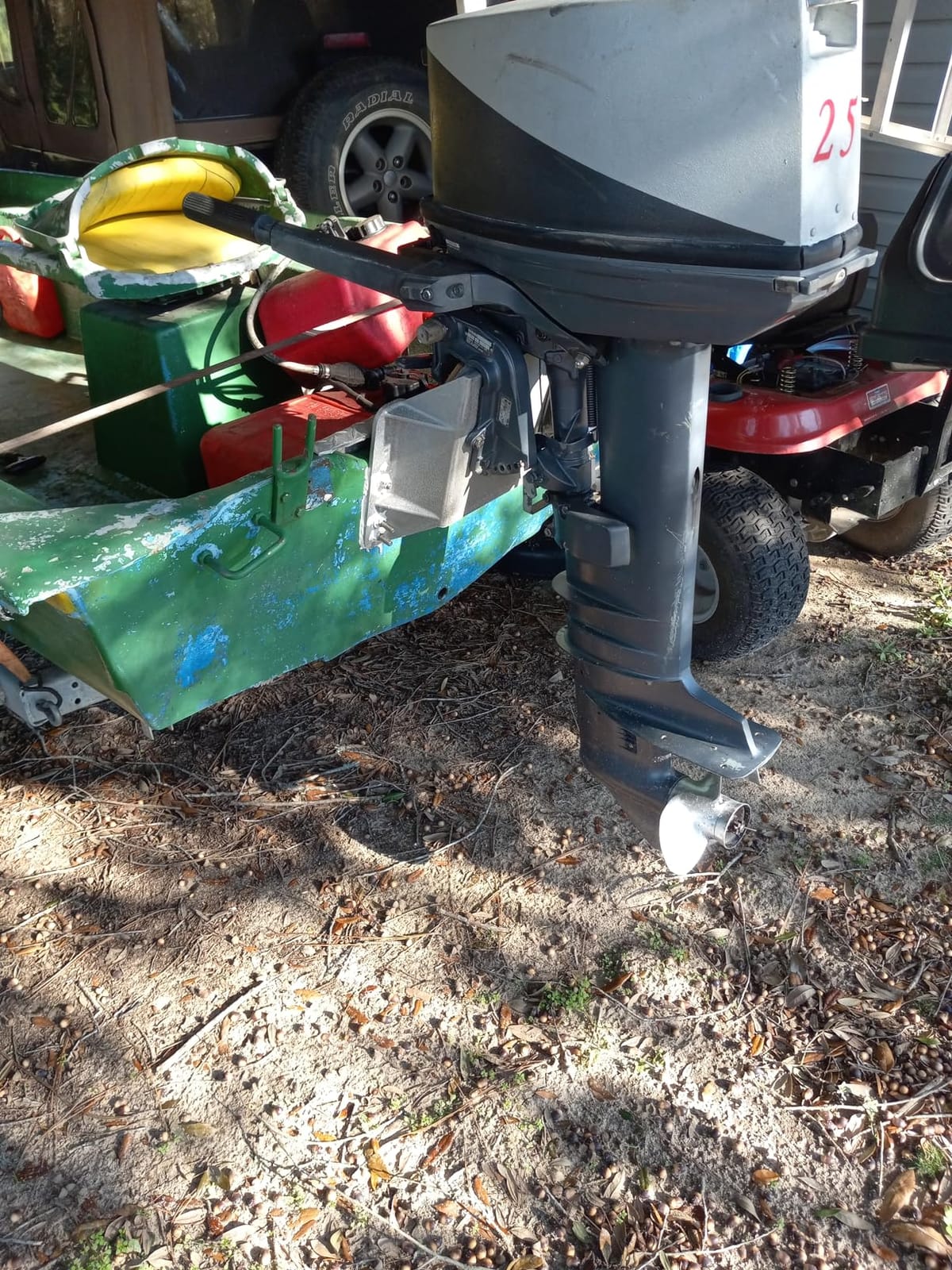 Camoo MJ-1-DP Jack Plate 4'' Setback Small Engine Jack Plate for Outboard Motors Up to 35HP (Wooden Mounting Block Included) Manual Add Distance Between Engine and Transom customer photo 1