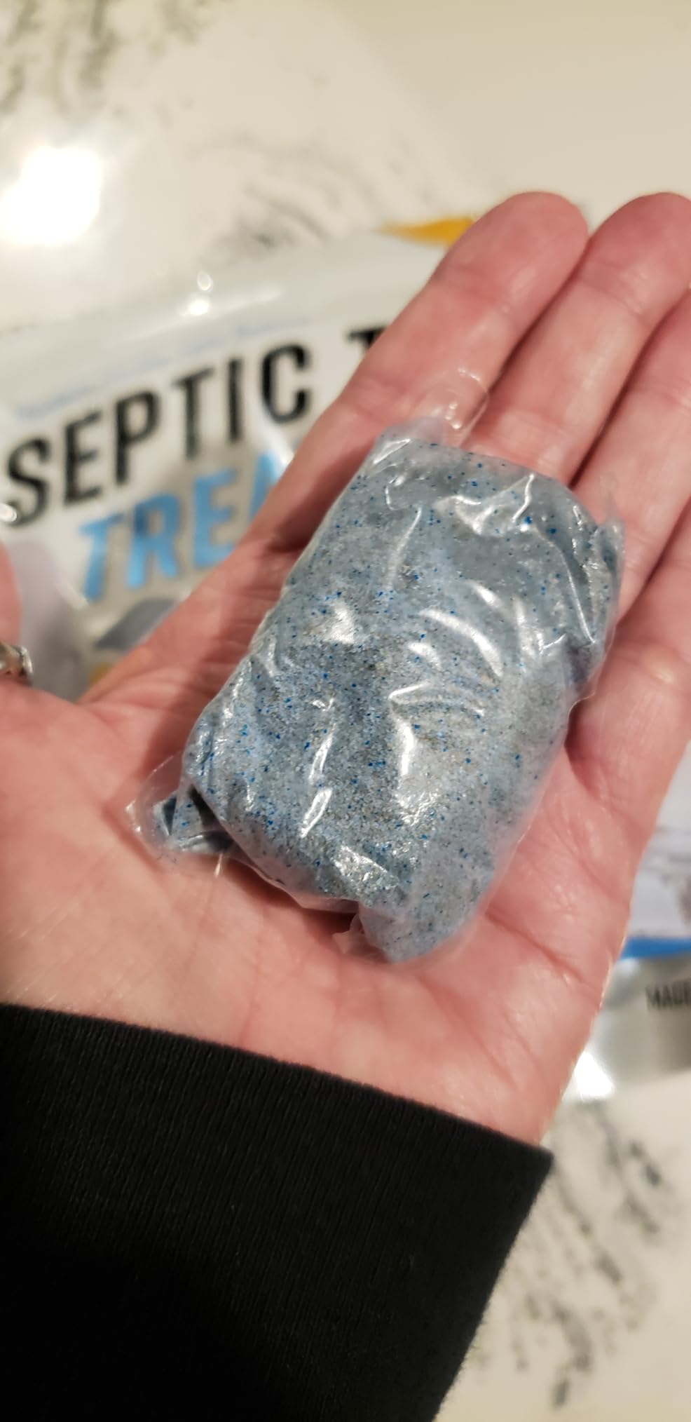 Septic Tank System Treatment Pods - 12 Dissolving Packets | Enzyme-Producing Live Bacteria Solution | 1 Year Supply Professional Eco-Friendly Maintenance | Prevent Clogs, Odor & Backups | Made in USA customer photo 1
