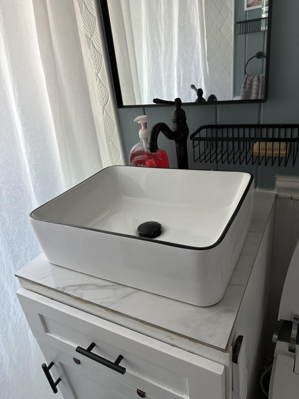 DeerValley Bathroom Vessel Sink White 16