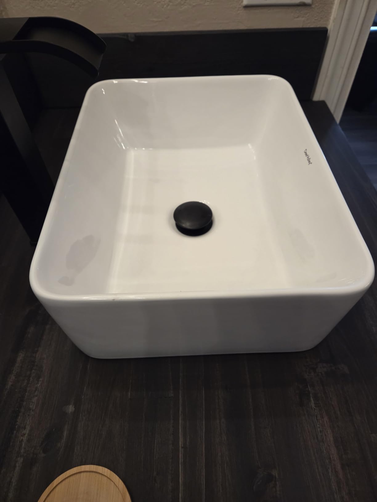 DeerValley Bathroom Vessel Sink White 16