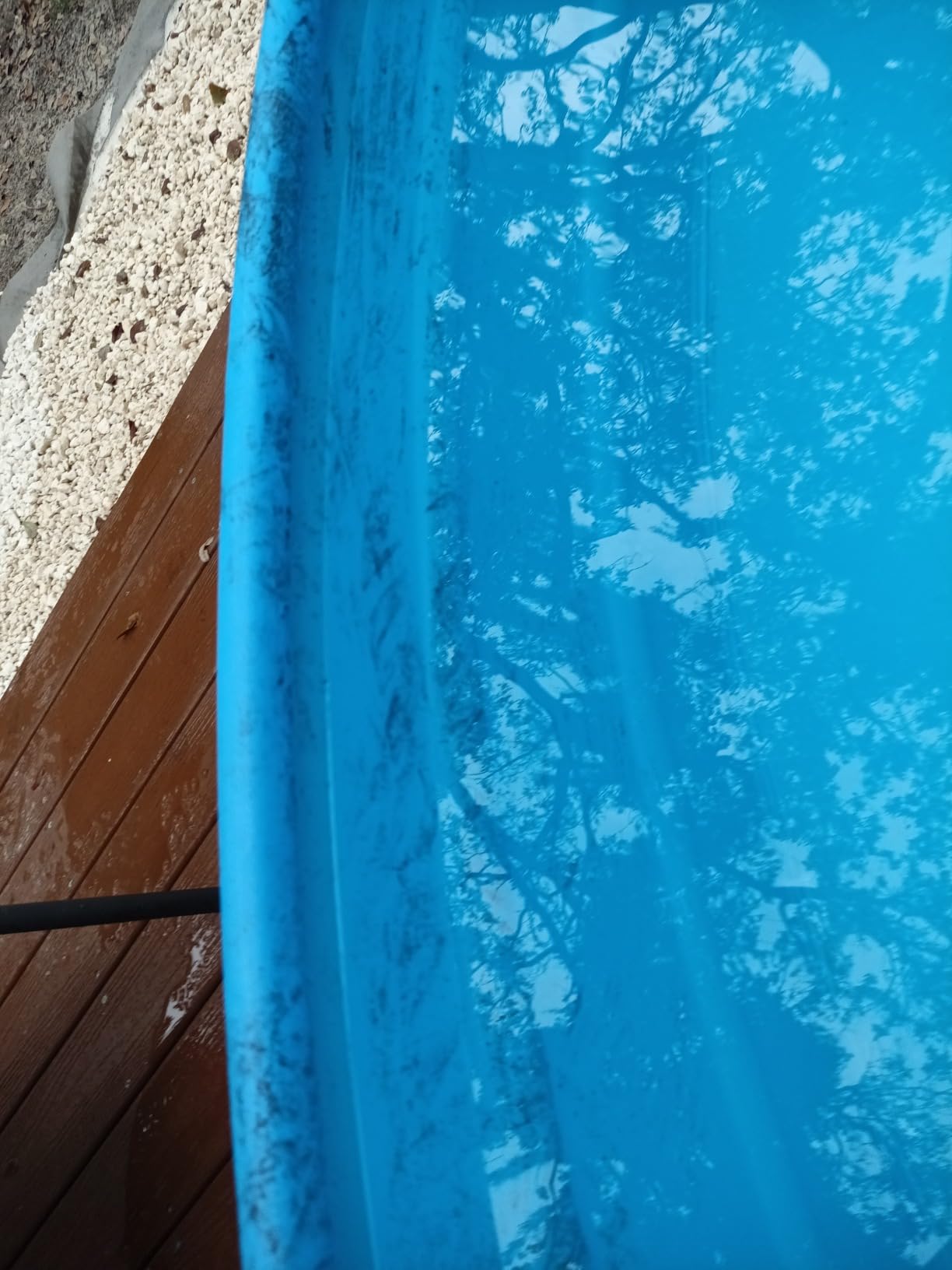 7-8 ft Steel Round Stock Tank Pool Cover - Heavy Duty Waterproof Covers for Trough Pool, Wire Rope & Winch Design Increase Stability - Black customer photo 2
