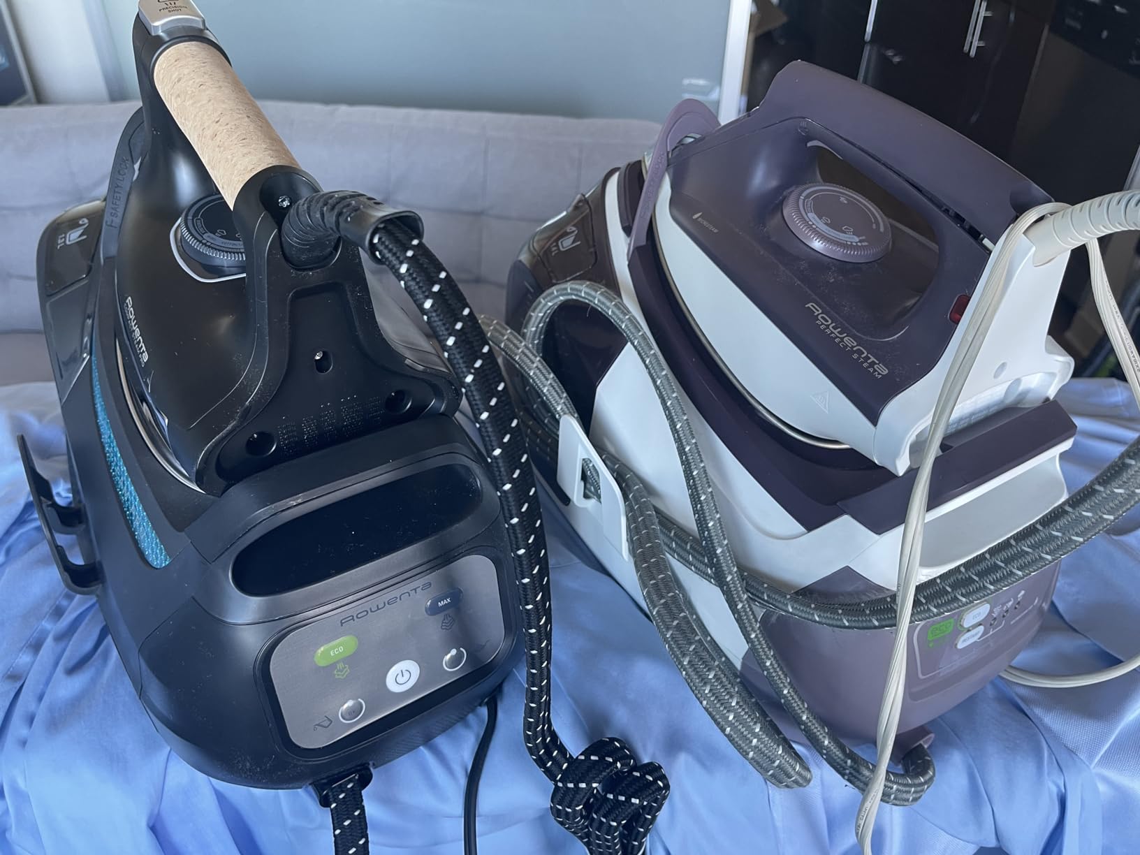 Rowenta, Iron, Ultimate Steam Pro Stainless Steel Soleplate Professional Steam Station for Clothes, 1800 Watts, 1.3L Removable Tank, Boiler Technology, Fast Heat Up, Black Clothes Iron, DG8668 customer photo 2