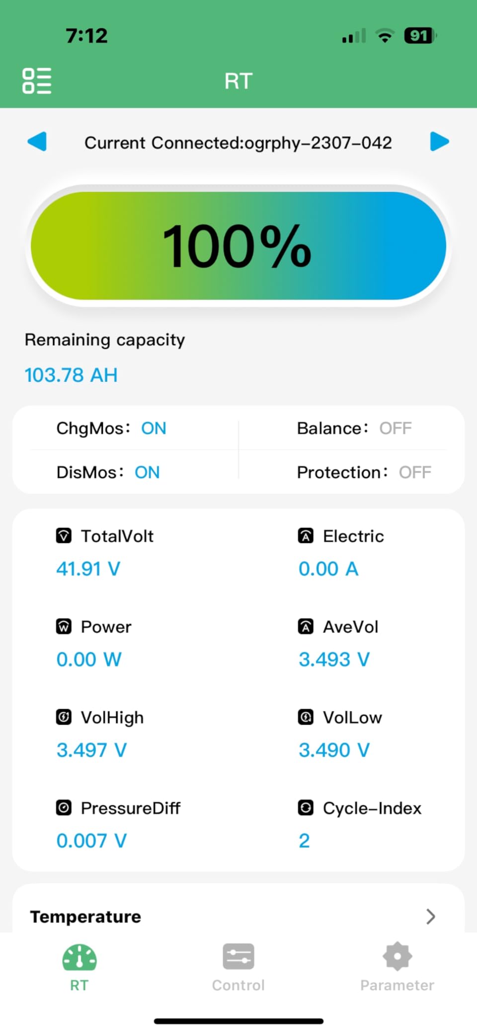 OGRPHY 36V 100AH Lithium Golf Cart Battery, 36V Lithium Battery with 200A Bluetooth BMS, LCD Monitor, Charger, 7.68kW Output, 1000A Peak Current for Golf Cart, Trolling Motor, RV customer photo 1