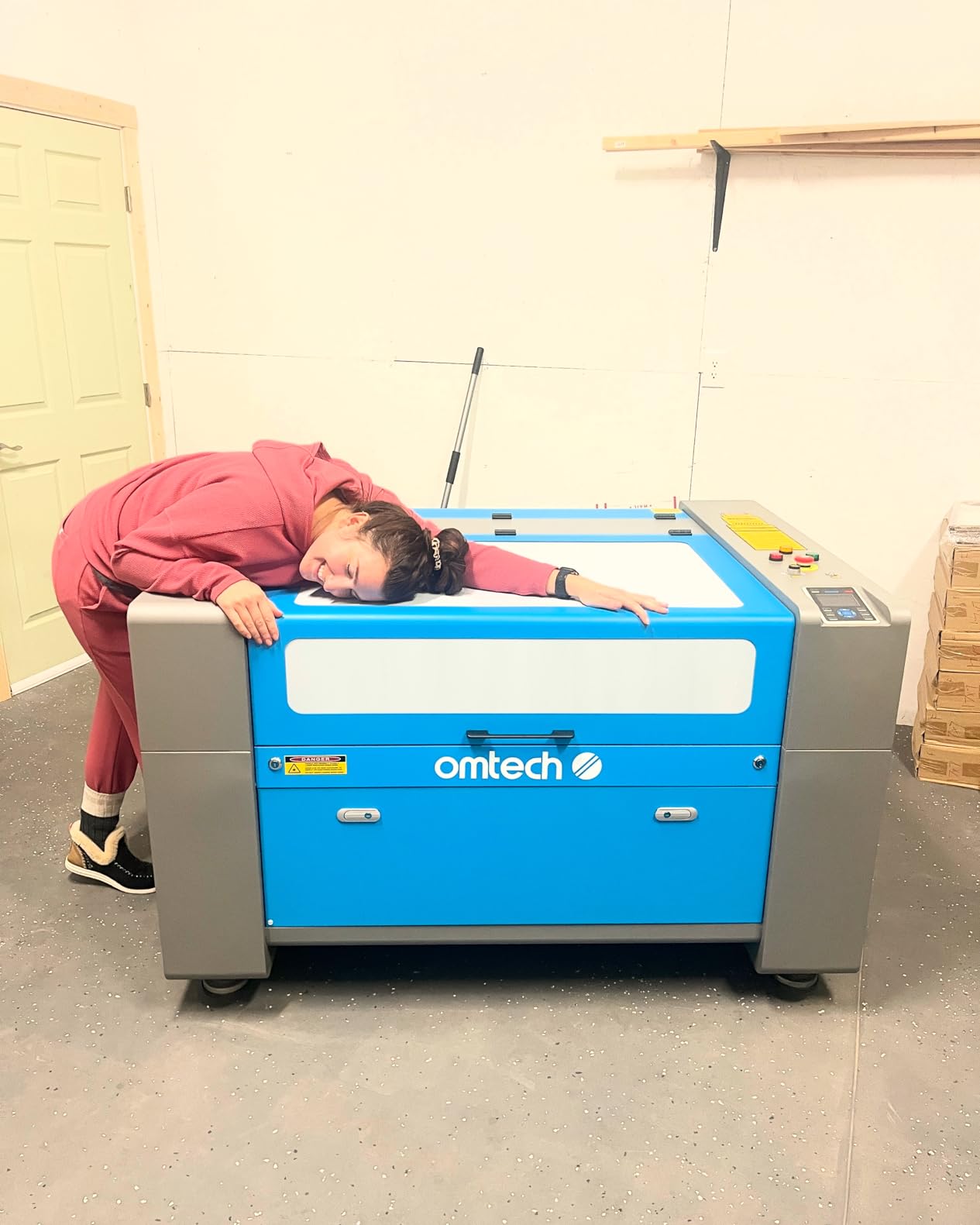 OMTech Pronto 35 90W CO2 Laser Engraver Cutter with Water Chiller, 28