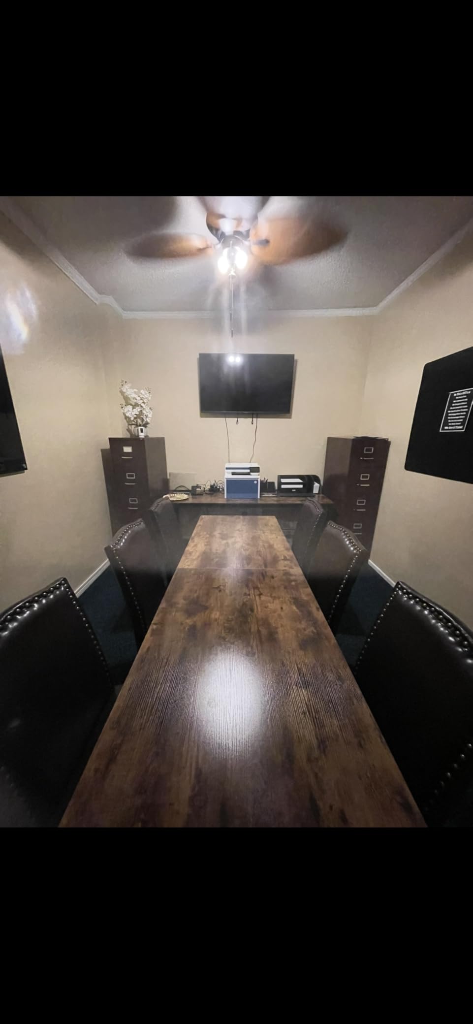Tribesigns Conference Table, 78.7-Inch Rectangle Meeting Seminar Table, Large Business Office Conference Tables for 6-8 People (Only Table) customer photo 1