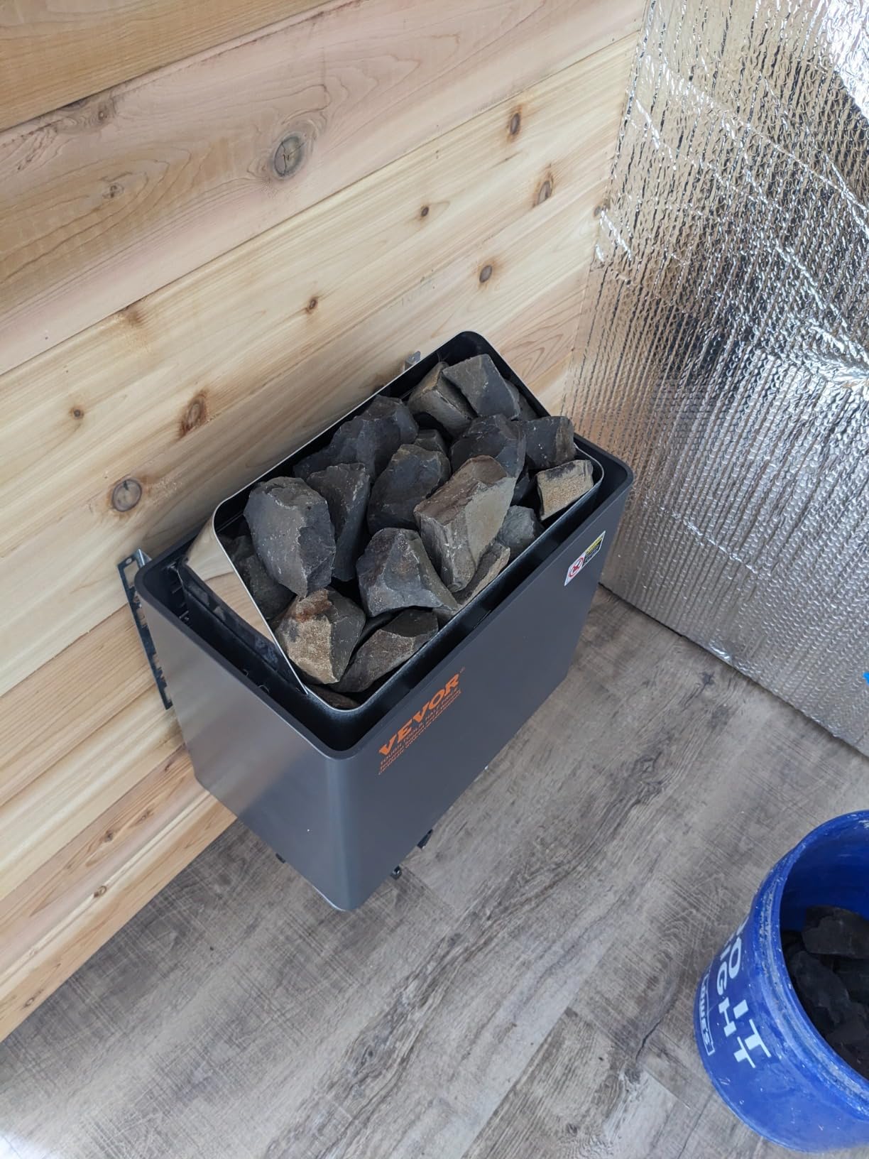 VEVOR Sauna Heater,220V Electric Sauna Stove, Steam Bath Sauna Heater 3h Timer and Adjustable Temp for Max. 176-318 Cubic Feet, (4.5KW) FCC Certification customer photo 1