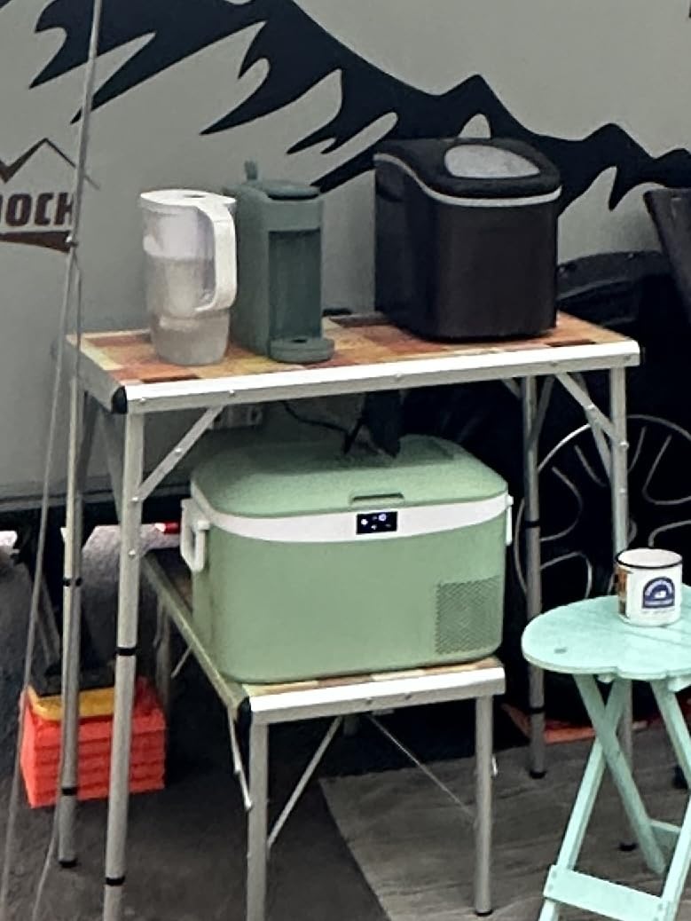 Megiu 12 Volt Refrigerator Portable Car Freezer 13.5 Quart (12.8 Liter) Compressor Cooler 12V/24V DC 110~240 Volt AC for Truck Van RV Camper SUV Boat Travel Camping Road Trips Tailgating -18℃~+15℃ customer photo 2