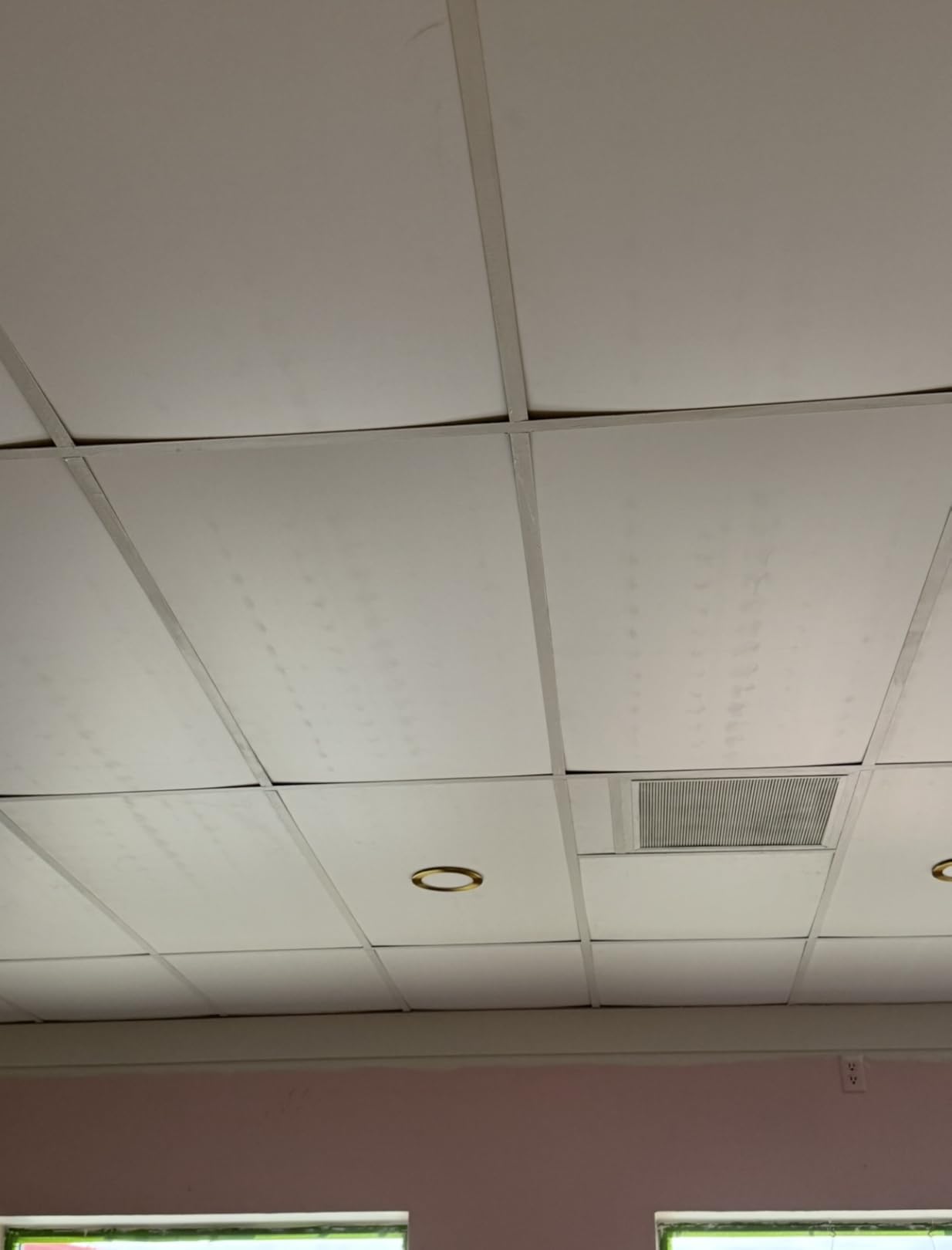 STICKGOO Drop Ceiling Tiles 2ft x 4ft, White Soomth Ceiling Tile 24 x 48in, Waterproof - Fire-Rated to Prevent Breakage Cover 80 Sq. Ft, Pack of 10 PVC Tiles customer photo 2