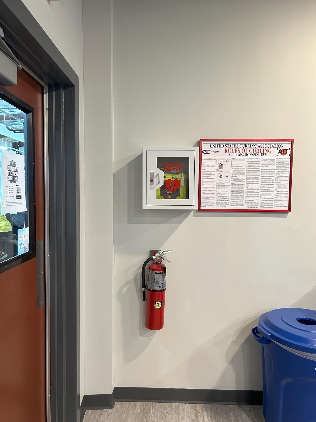 AED Cabinet Wall Mount: Steel Defibrillator Storage Case with Snap Lock and Universal AED Compatibility - for Home/Hospitals/Schools customer photo 1