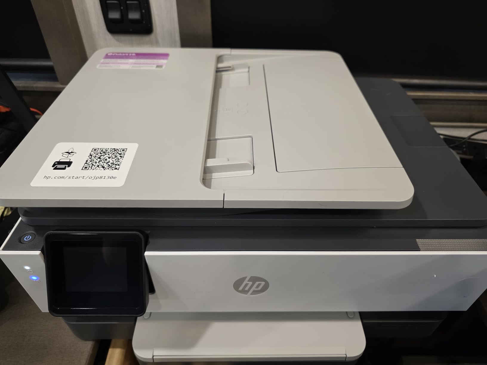 HP OfficeJet Pro 8135e Wireless All-in-One Color Inkjet Printer, Print, scan, Copy, fax, ADF, Duplex Printing Best-for-Home Office, 3 Month Instant Ink Trial Included, AI-Enabled (40Q35A) customer photo 1