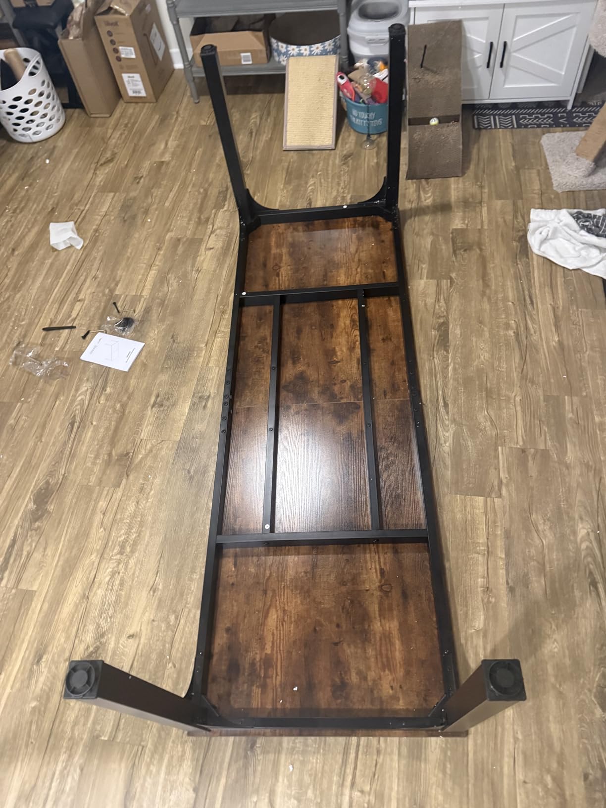 Tribesigns 78.7 Inches Extra Long Computer Desk 2 Person Desk, Double Long Desk, Workstaion for Home Office customer photo 2