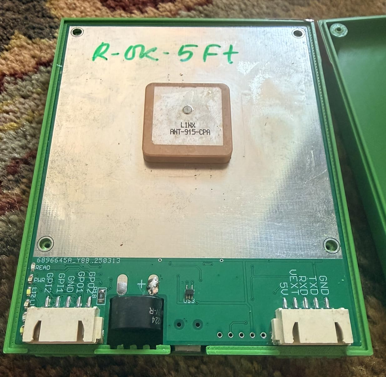 JENCE J4212U Professional Feature 48in (120cm) Range USB Desktop RFID Reader/Writer/Scanner UHF 902-928MHz EPC Gen2 ISO18000 6B/6C Tag for Windows, Mac, Linux, Arduino, Android, Python, Open Source. customer photo 1