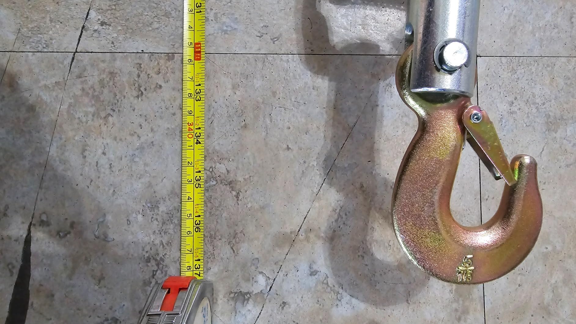 VEVOR Come Along Winch, 5 Ton (11,023 lbs) Pulling Capacity, 11.5 ft Steel Cable, 3 Hooks, Heavy Duty Ratchet Power Puller Tool with Dual Gears customer photo 1