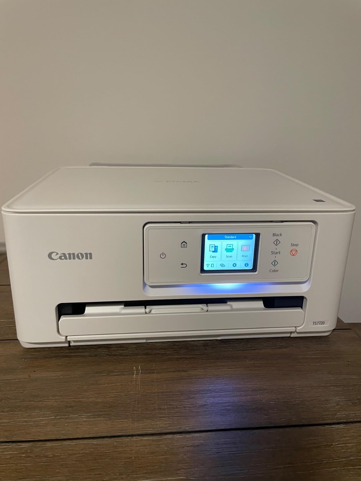 Canon PIXMA TS7720 Wireless All-in-One Color Inkjet Printer – Print, Copy, Scan – Auto Duplex, 15/10 PPM, 2.7” Touchscreen, Compact Home Photo Printer with Easy Setup customer photo 1