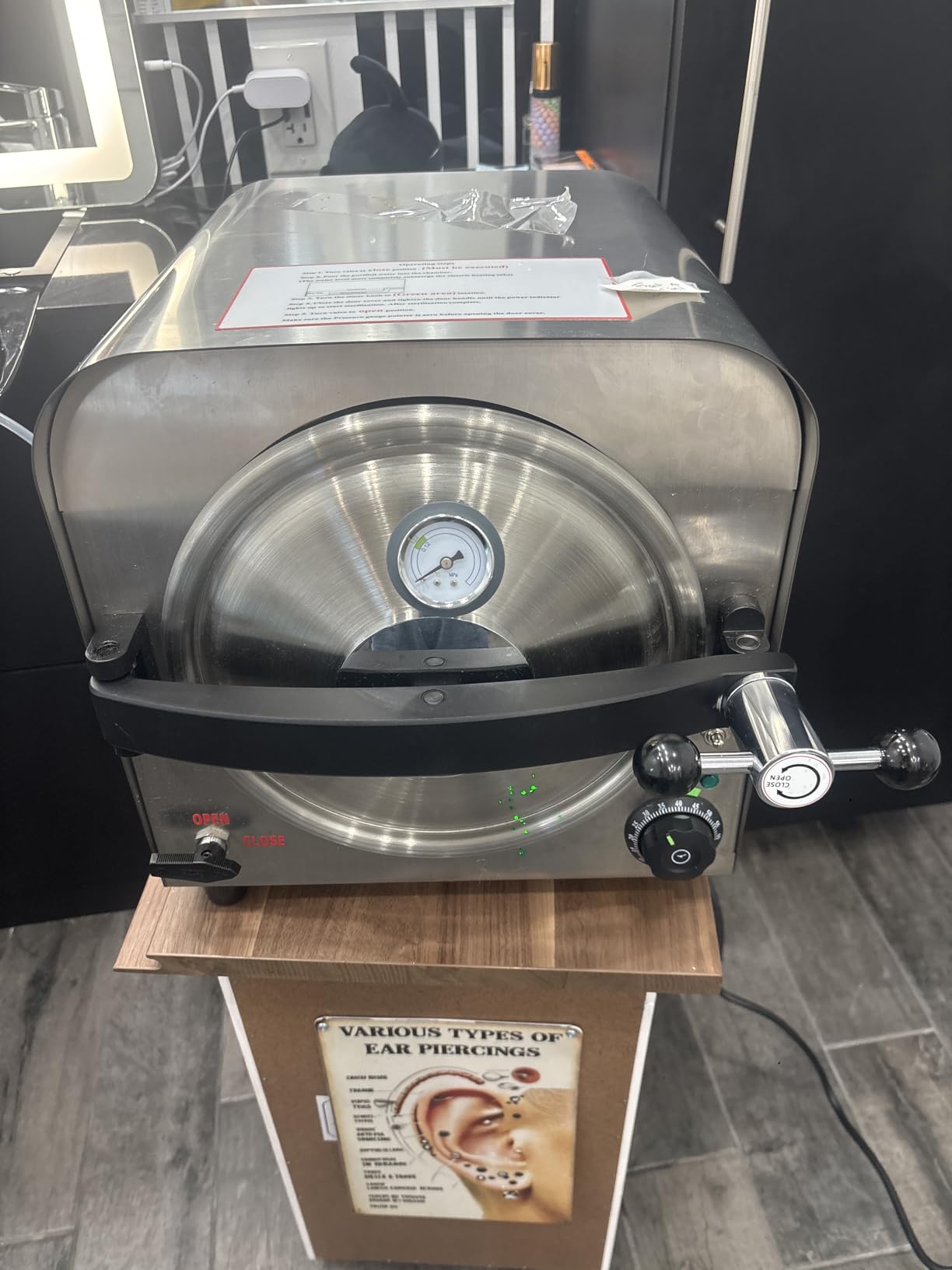 TR250E 14L Autoclave, 251.6F 900W, Dental Lab Autoclave | Manual water fill, auto power off customer photo 1