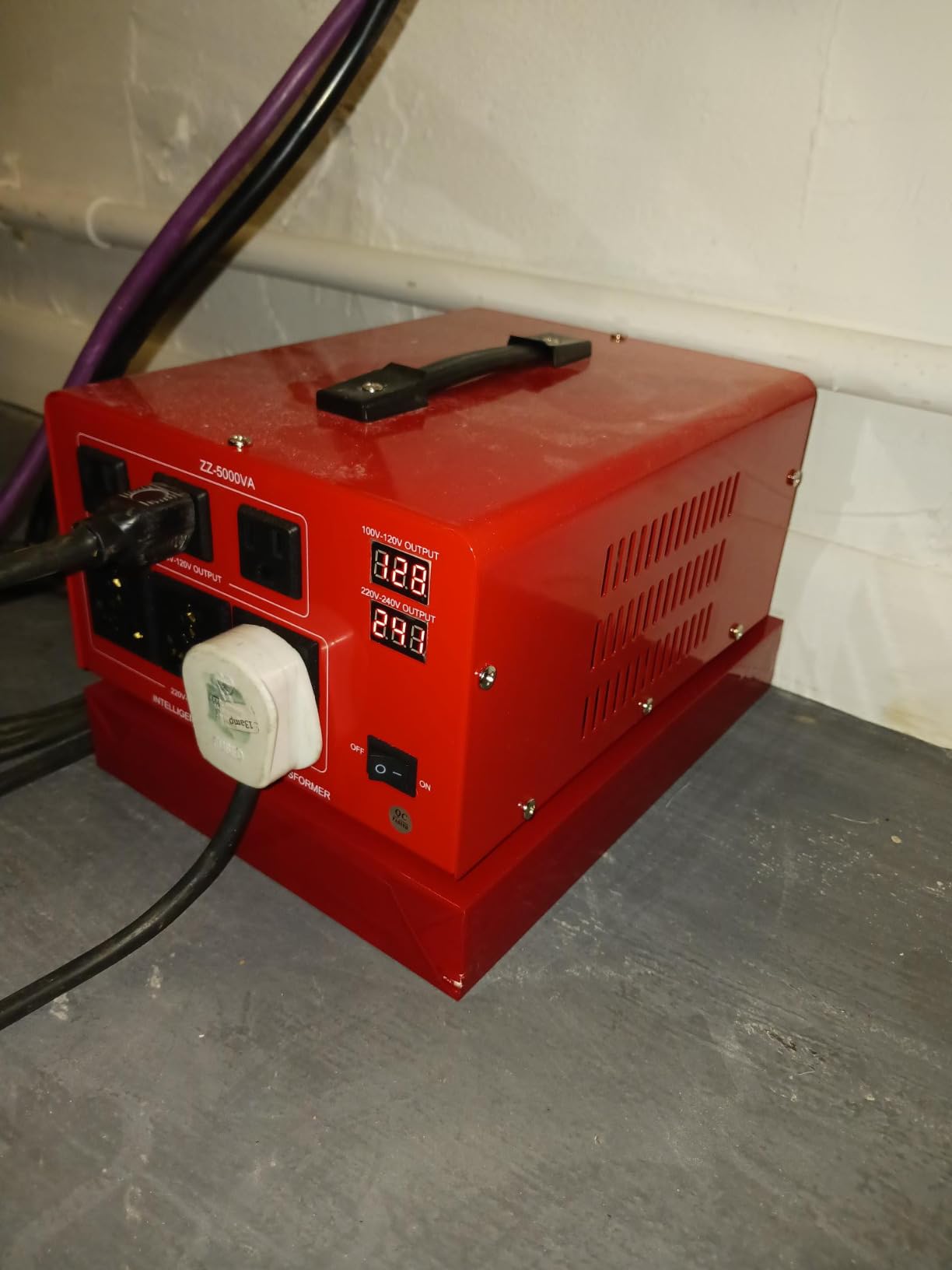 5000VA Step Up/Down Voltage Transformer Converter 110/120V to 220/240V customer photo 2