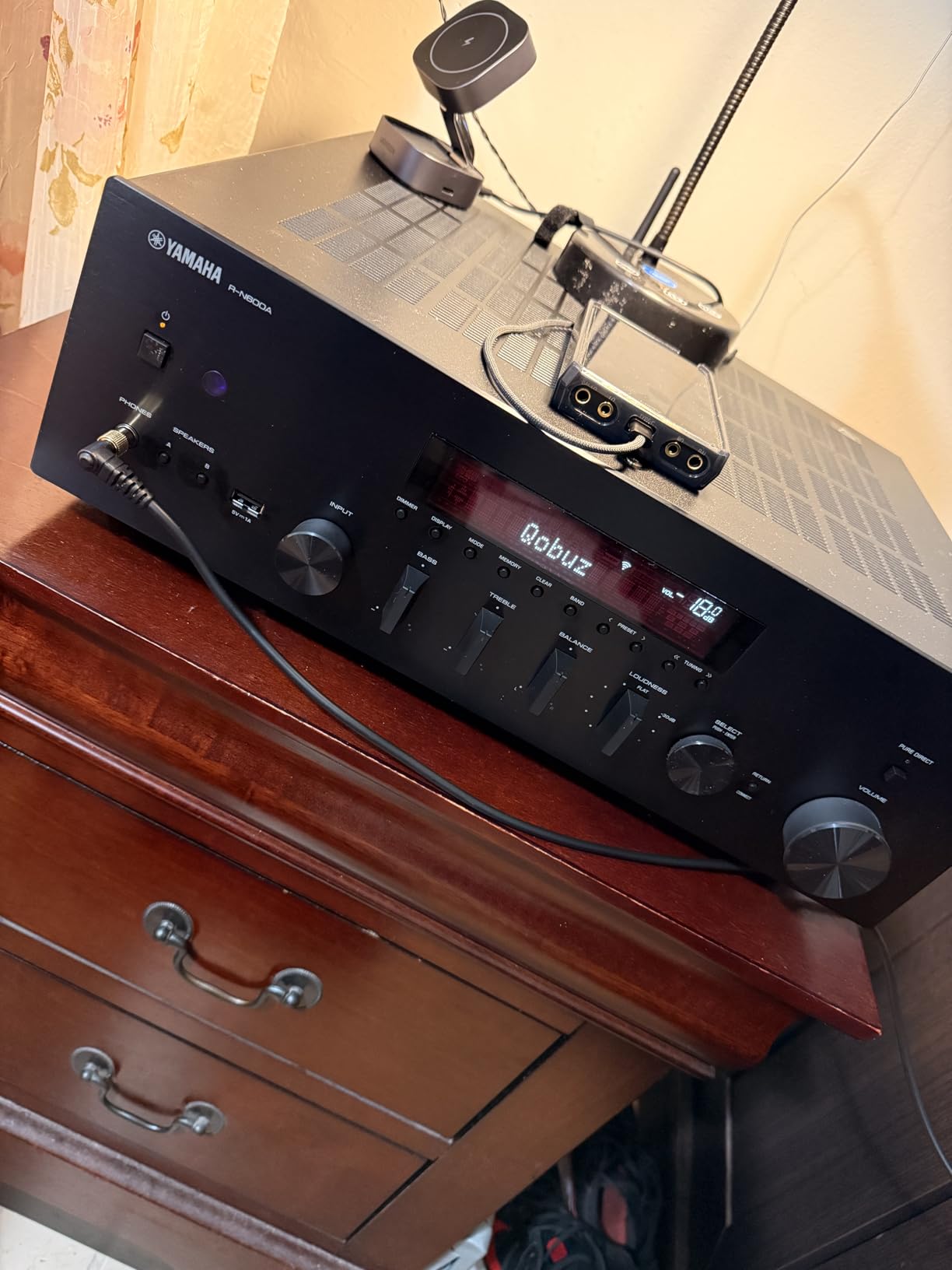 Yamaha R-N600A Network Receiver with Streaming, Phono and Built-in DAC, Black customer photo 2
