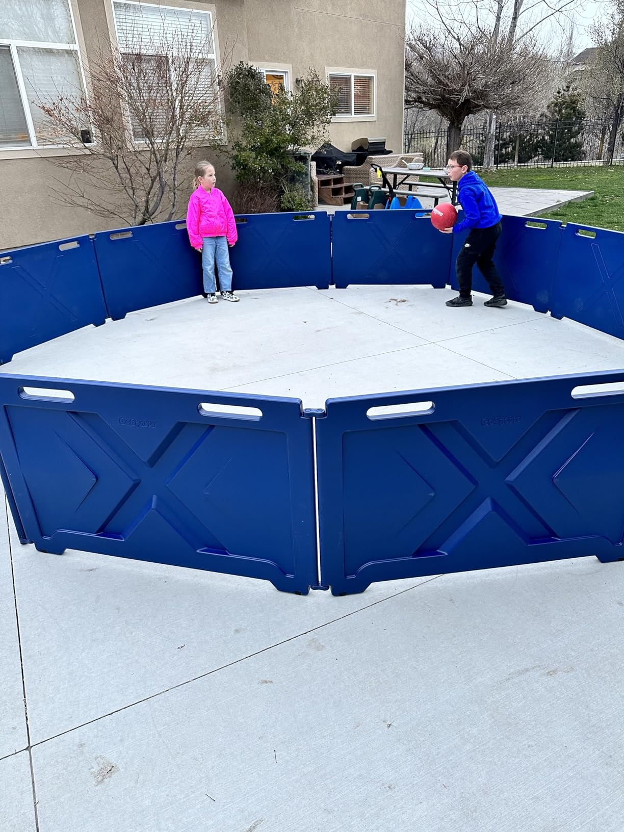 GoSports Gagagon Modular Kits - Commercial Grade Gaga Ball Pit Panels to Build Various Size Pits customer photo 2