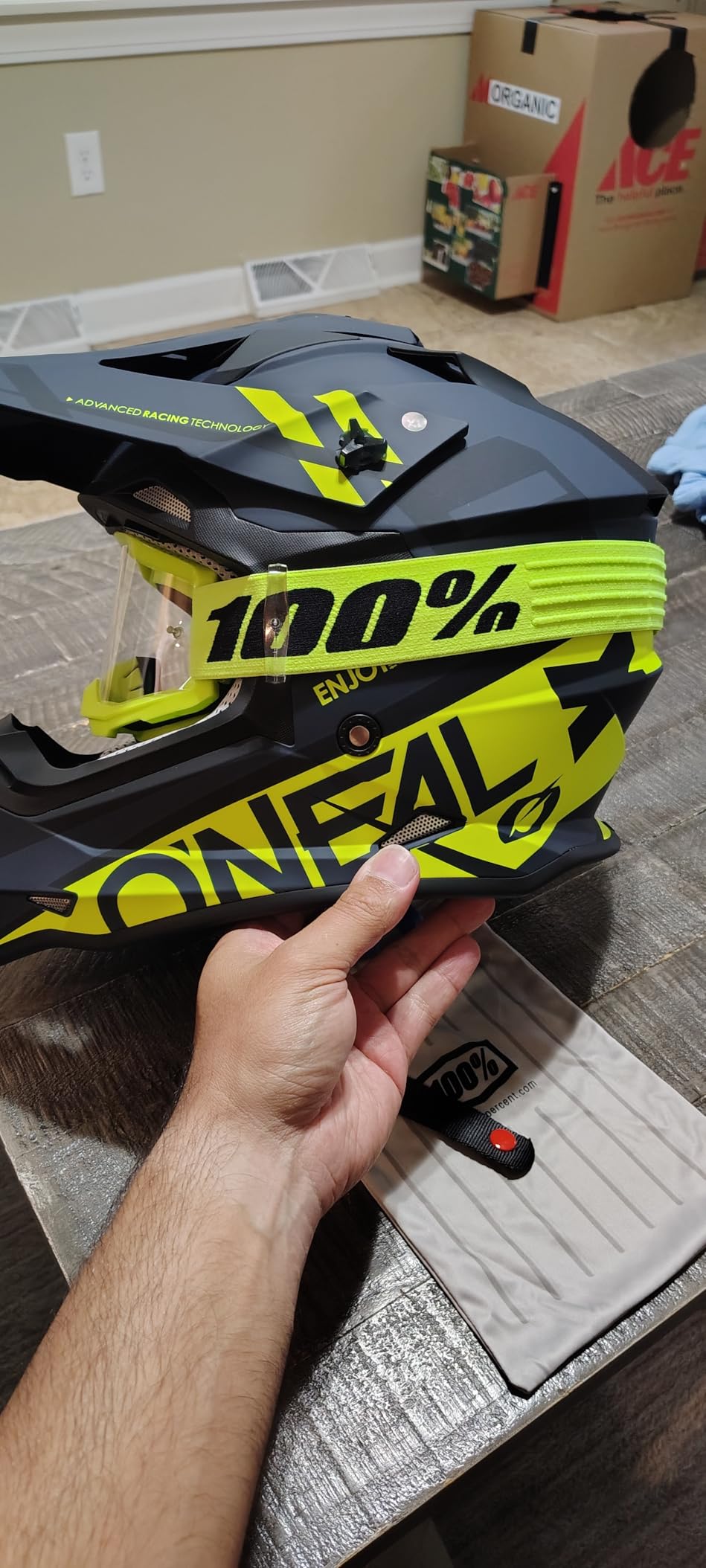 100% STRATA 2 Goggles - Sports Goggles for Motocross & Mountain Biking - Eyewear for Bike Riders - Motocross Eyewear for Men customer photo 2