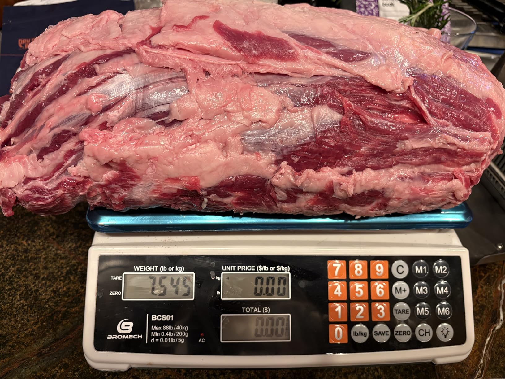 Price Computing Scale 88lb/40kg Commercial Food Scale for Produce Meat with Stainless Steel Large Platform, LCD Display, and Green Bright Backlight for Farmers Markets, Deli, （Not for Trade） customer photo 2