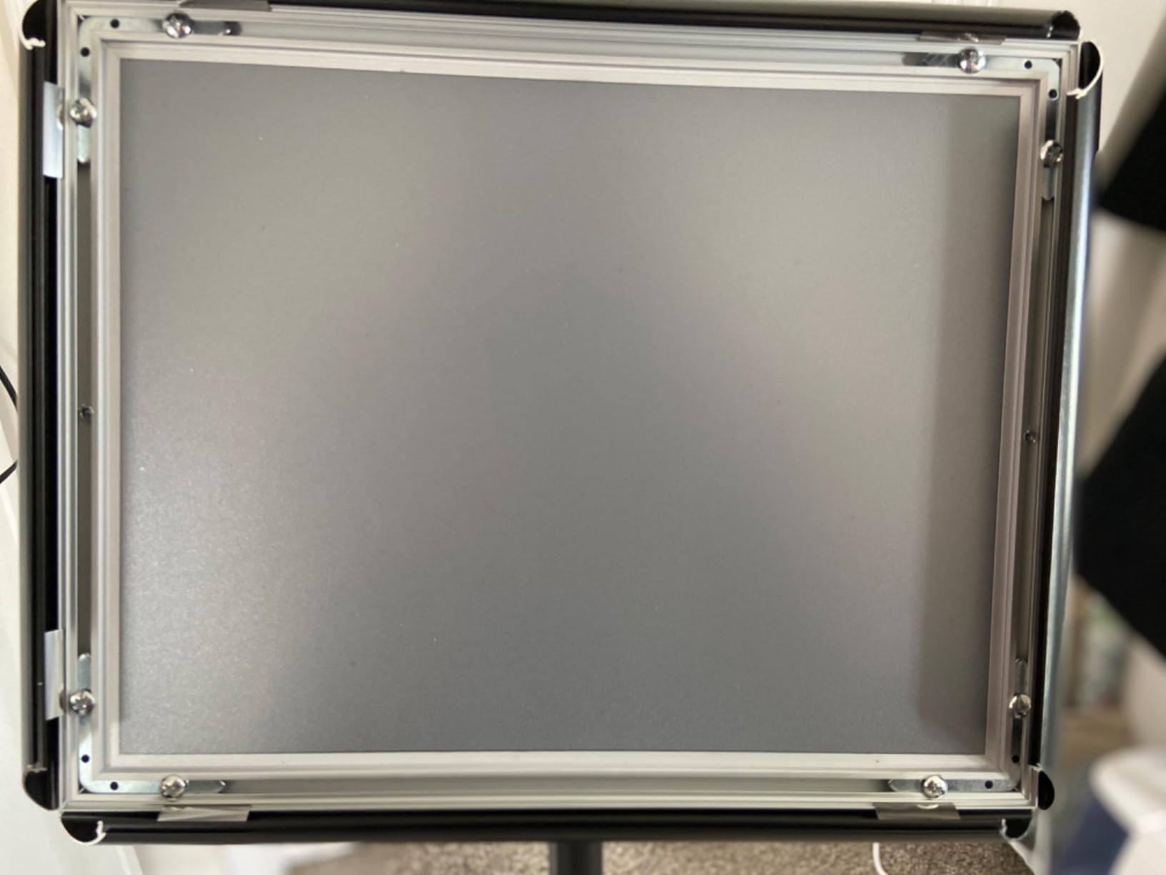 Relx Sign Holder Stand 8.5x11 inch - Adjustable Floor Standing Sign Holder - Signage Stand with Snap-Open Frame Display for Malls,Schools,Restaurants customer photo 2