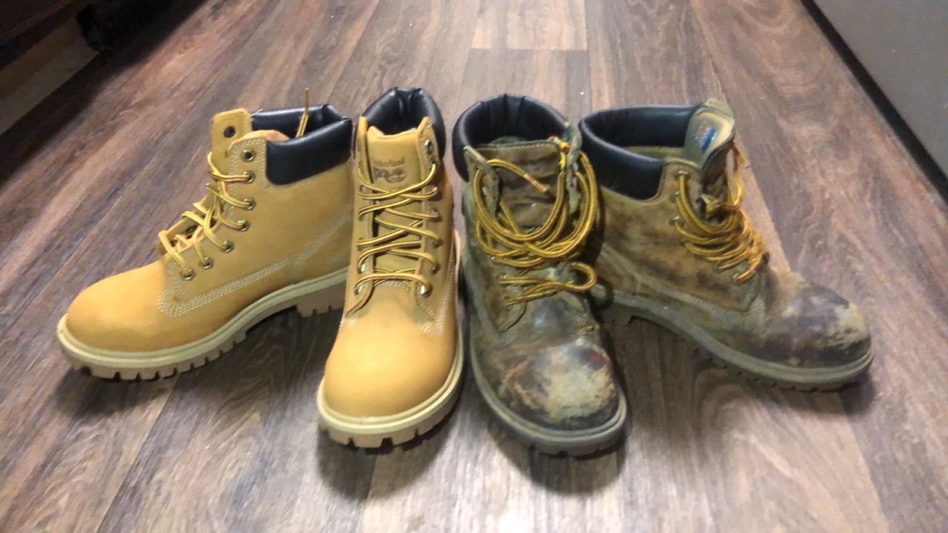 Timberland PRO Women's Direct Attach 6 Inch Steel Safety Toe Insulated Waterproof Industrial Work Boot customer photo 2