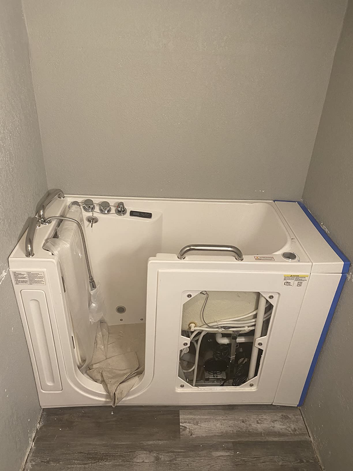 ANZZI Walk In Tub, 30 X 60 In, Right Drain, Air & Whirlpool Jets, 110v customer photo 1