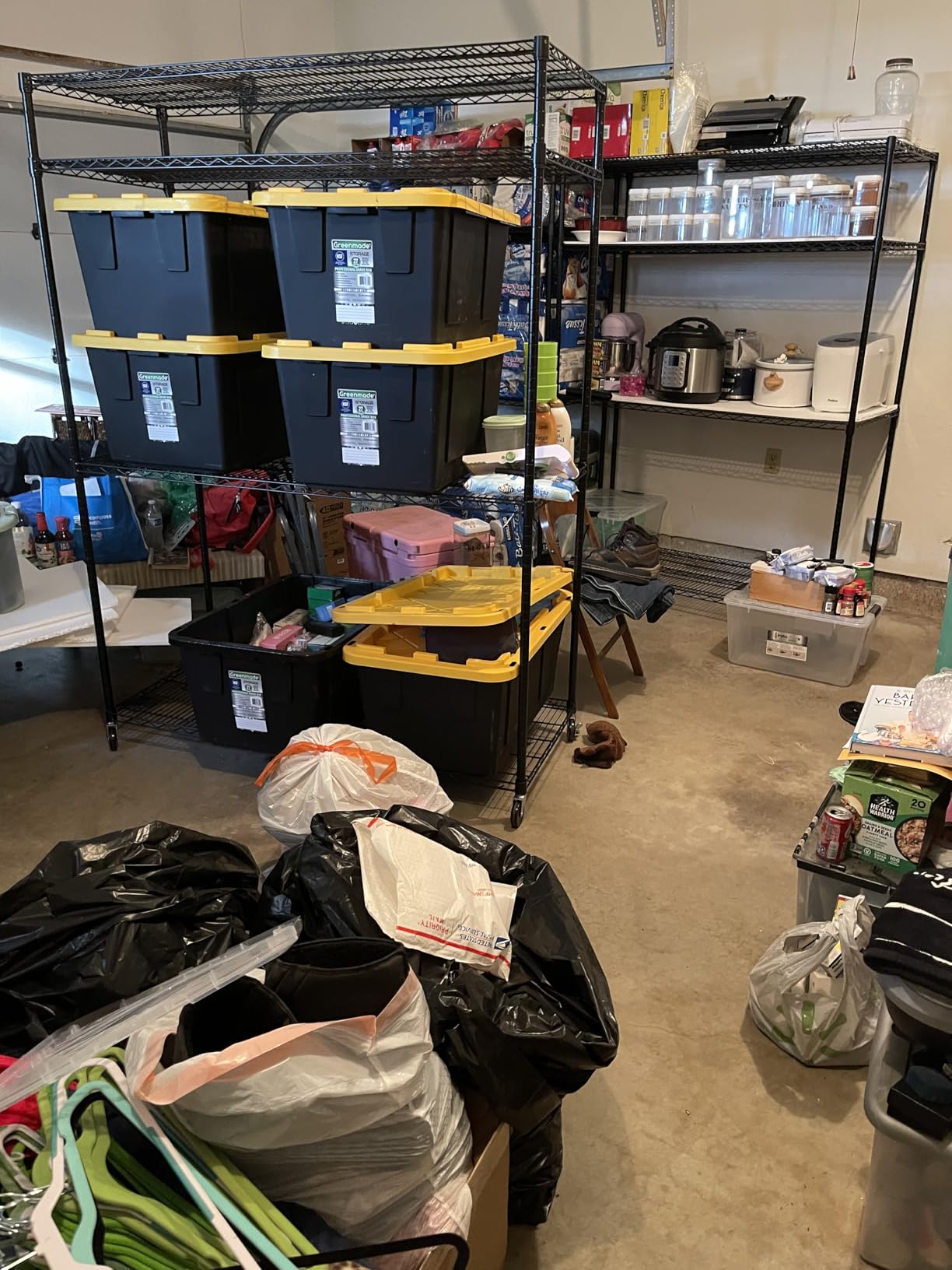 REIBII 4-Tier Heavy Duty Shelving with Wheels, 2480LBS Storage Shelf Rack customer photo 2