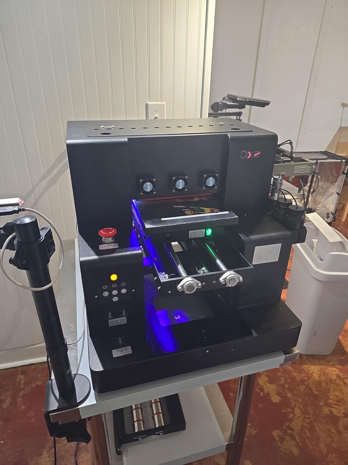 DXZ A4 L805 UV Flatbed Printer - Varnish with Rotary UV Ink for Acrylic, Metal, Leather, Golf, Bottle, Phone Case and More,2-Year Ink Included (Printer + Bottle Holder + Software) customer photo 2
