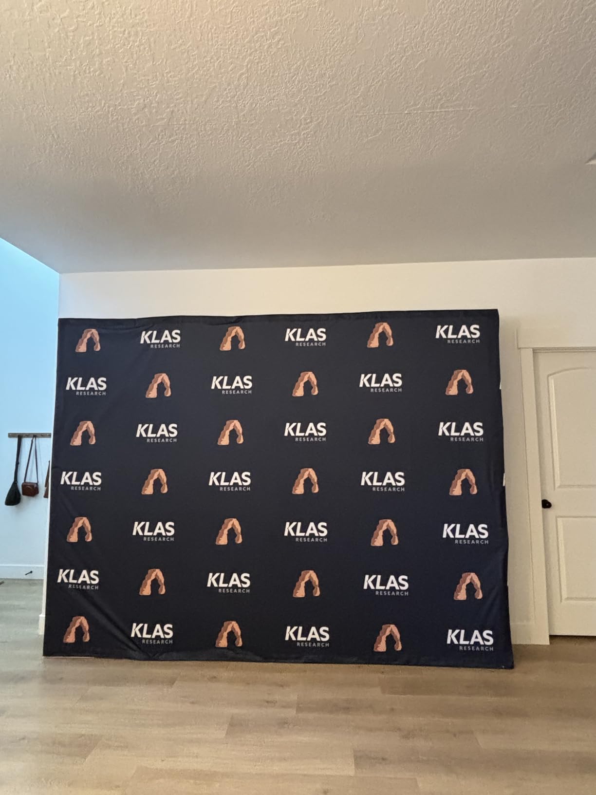 Custom Portable Pop Up Display Tension Fabric Backdrop | Banner Stand for Trade Show, Exhibition, Booth, Conference, Weddings, Party, Collapsible Space Truss (Frame+Banner 7.5x10ft) customer photo 1