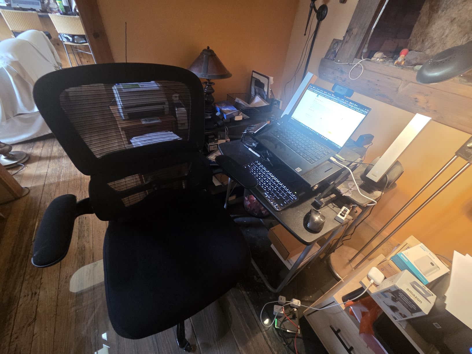 TRALT Office Chair - Ergonomic Desk Chair with Adjustable Lumbar Support, Mesh Computer Chair, Executive Chair for Home Office Comfortable Lumbar Support (1, Pink) customer photo 2