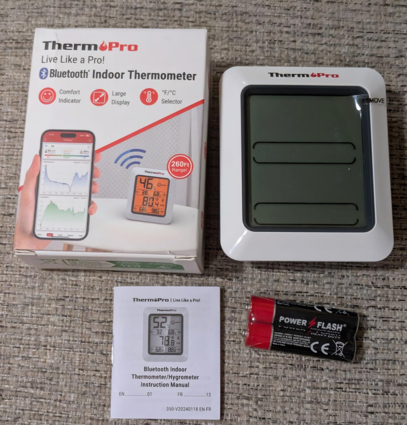 TempPro TempAir Bluetooth Hygrometer Thermometer for Greenhouse Up to 260ft customer photo 2