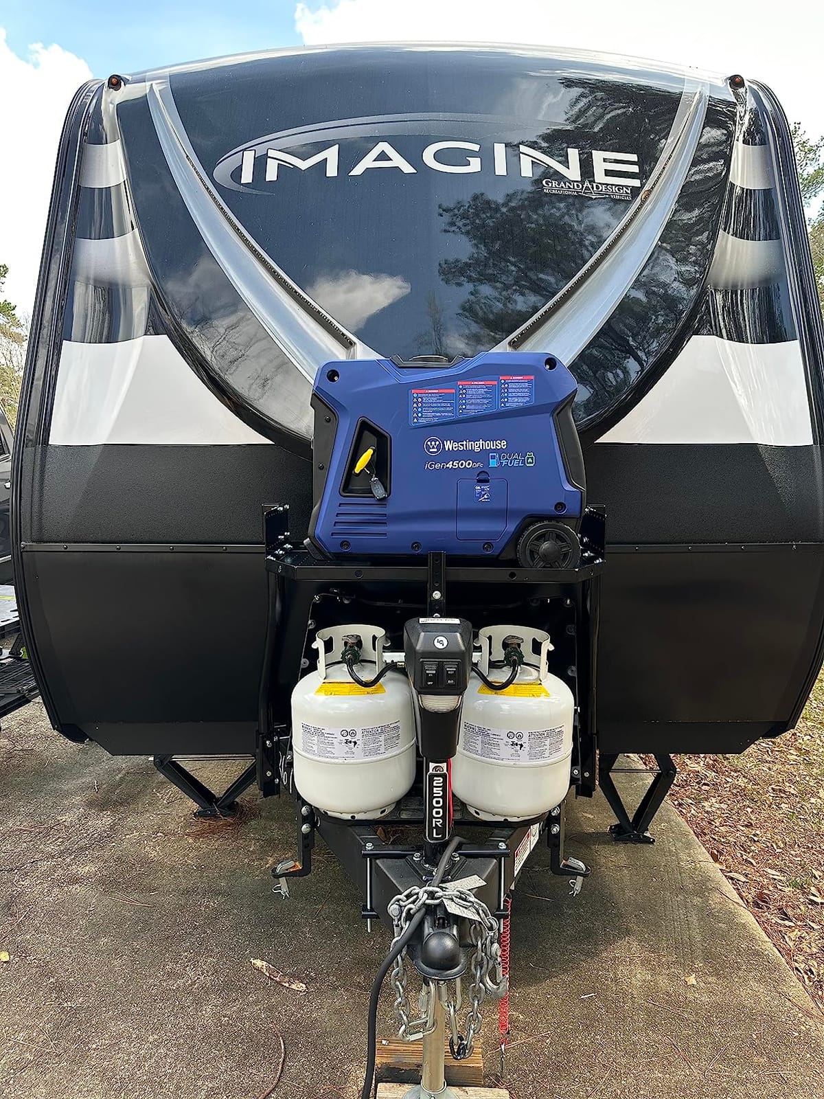 Westinghouse 4000 Peak Watt Super Quiet Dual Fuel Portable Inverter Generator, Wheel & Handle Kit, Gas & Propane Powered, RV Ready, CO Sensor, Parallel Capable customer photo 2